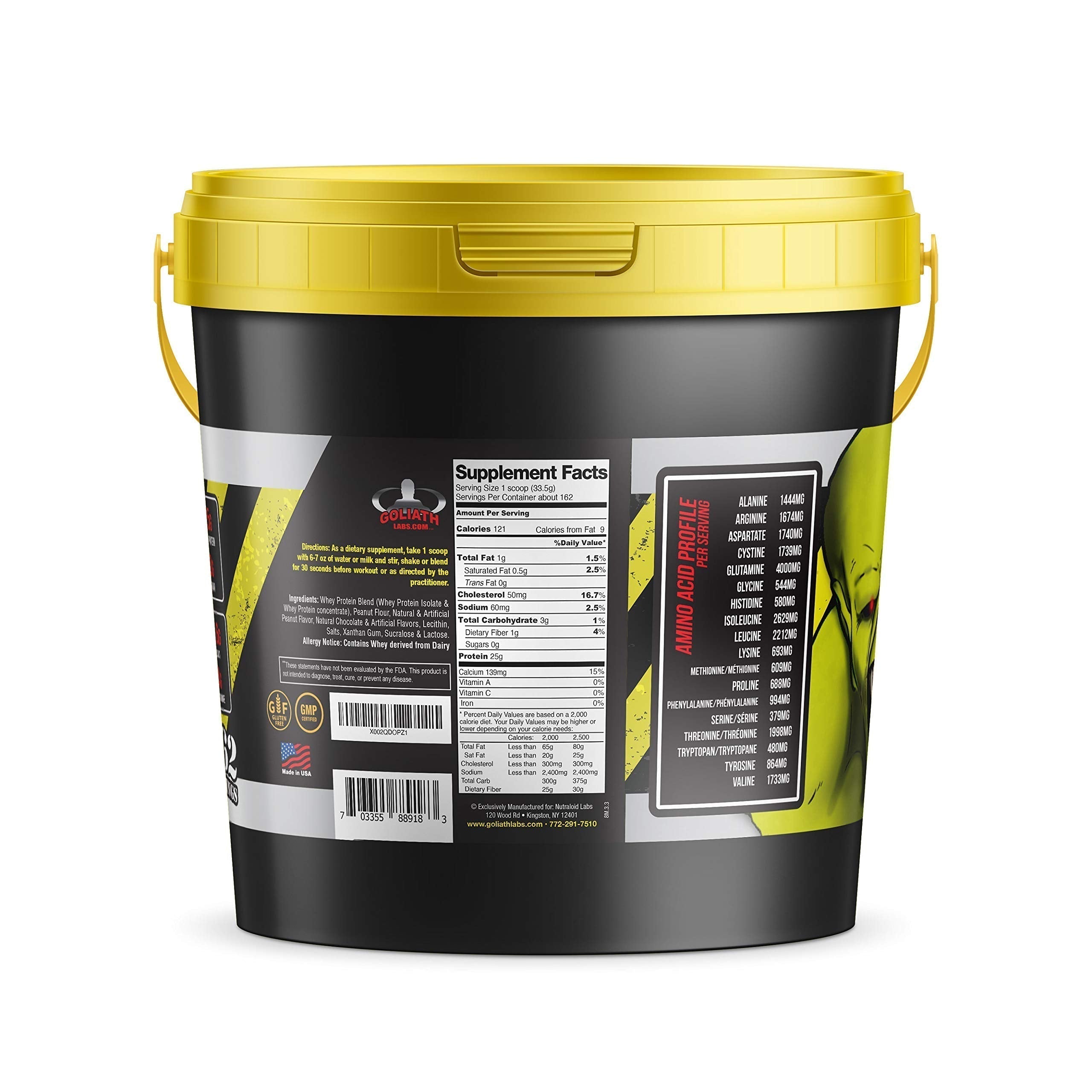 COLOSSAL LABS Muscle Growth Whey Protein [12 lbs/Pack of 1]–Peanut Butter Chocolate COLOSSAL LABS buy supplements canada