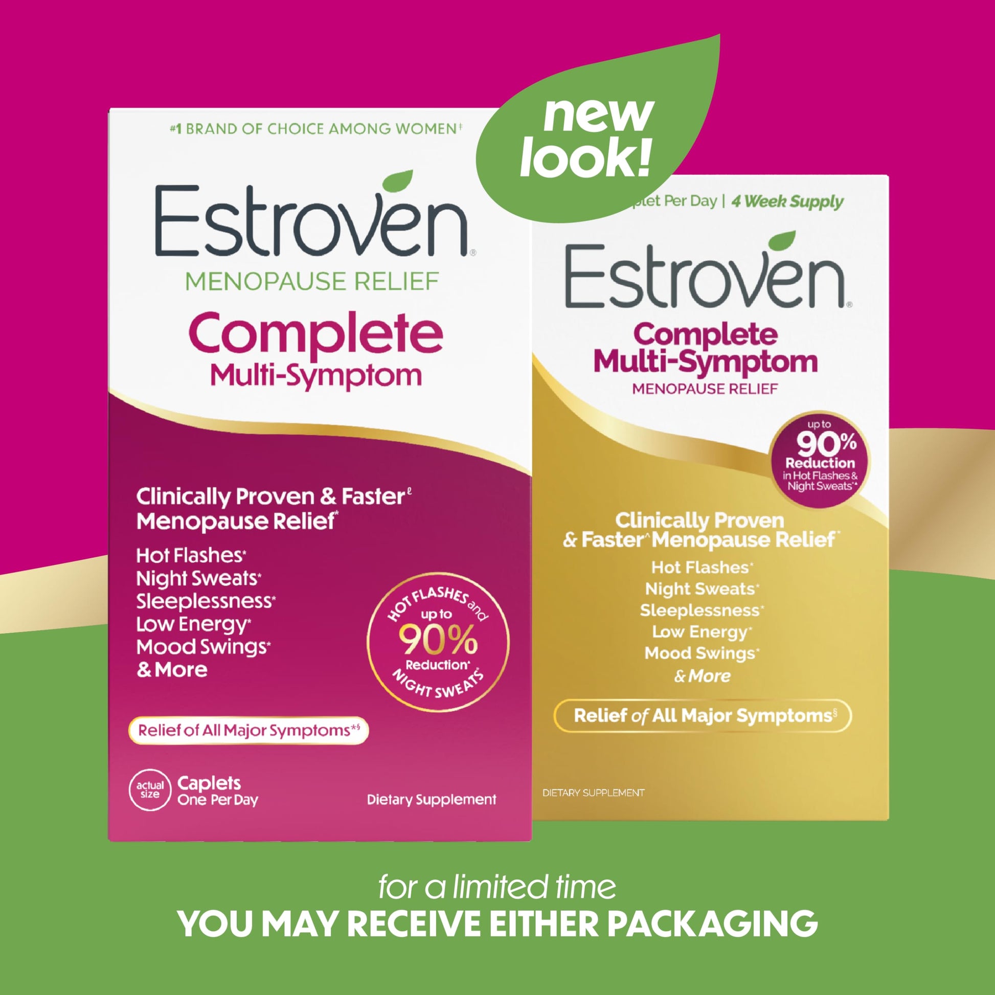 Estroven Complete Multi-Symptom Menopause Supplement for Women, 28 Ct., Clinically Proven Ingredient Provide Menopause Relief & Night Sweats & Hot Flash Relief* Drug-Free & Non-GMO Estroven buy supplements canada