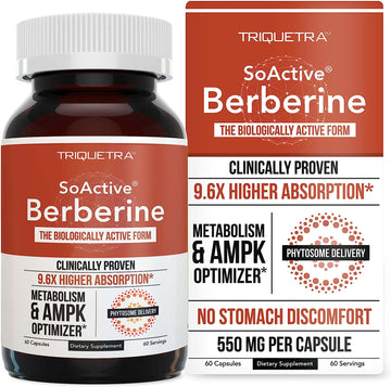 SoActive Berberine 550 mg: 9.6X Higher Absorption, Clinically Proven Most Triquetra Health Store buy supplements canada