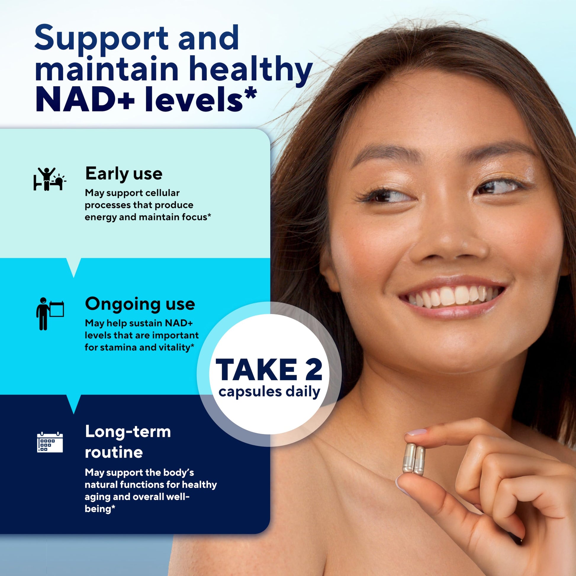VitaUp NAD+ Resveratrol Supplement - USA Made Trans Resveratrol NAD Supplement 650mg - Nicotinamide Adenine Dinucleotide Capsules for Healthy Aging, Energy & Focus Support - 60 Count VitaUp buy supplements canada
