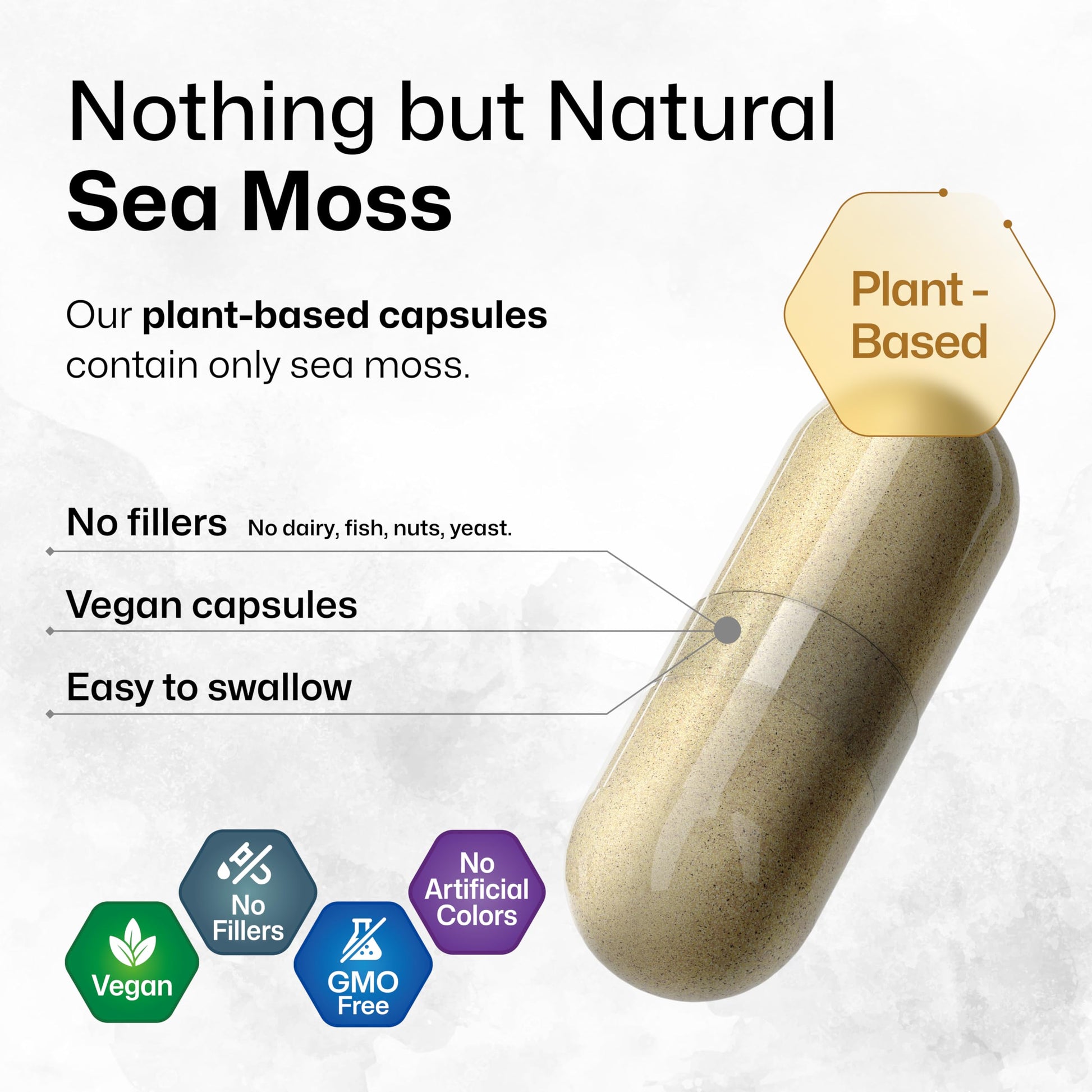 BIO KRAUTER® 2-in-1 Sea Moss for Thyroid Support - Vegan Bladderwrack & Sea Moss Capsules for Women & Men - Natural Сhondrus Сrispus Seaweed Supplement 1600 mg - 125 Days of Supply, Non-GMO BIO KRAUTER buy supplements canada