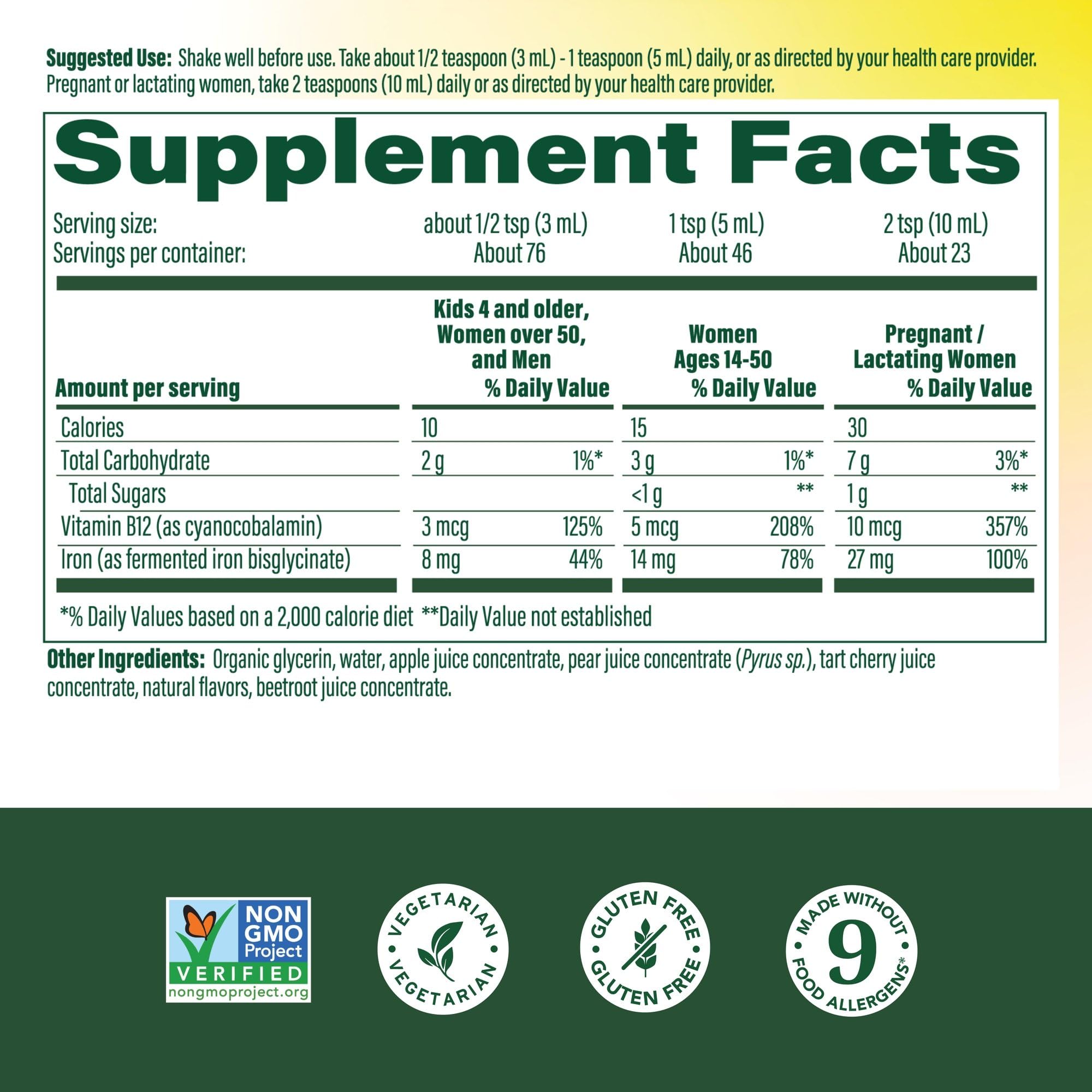 MegaFood Blood Builder Liquid Iron Supplement for Women, Men & Kids, Clinically Shown to Increase Iron Levels Without Constipation, MegaFood buy supplements canada
