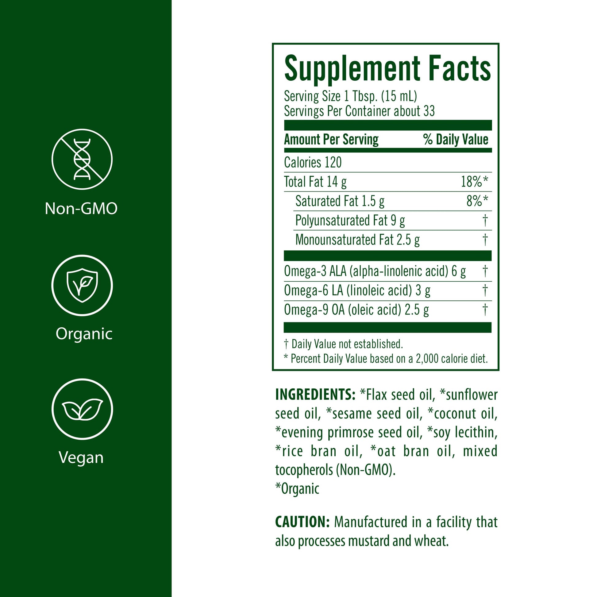 Flora - Udo's Choice Omega 369 Oil Blend, Made with Organic Flax, Sesame & Sunflower Seed Oils, Plant-Based Vegan Omega Fatty Acids, Based on Ideal 2:1:1 Ratio, 17-fl, oz. Glass Bottle Flora buy supplements canada