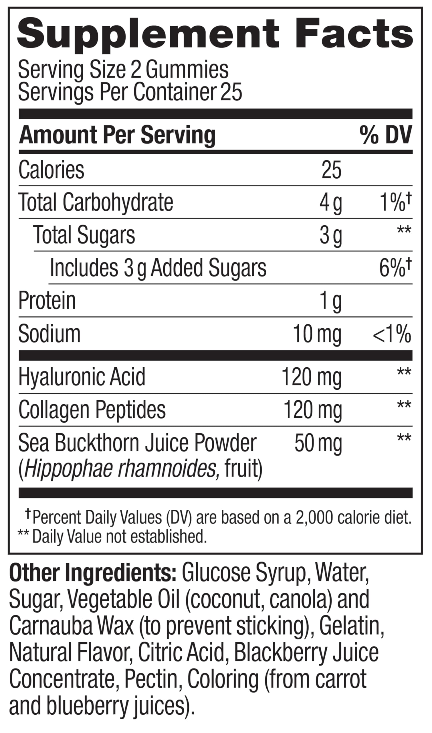 OLLY Glowing Skin Gummy, Hydrated & Youthful Skin,* Hyaluronic Acid, Collagen Peptides, Sea Buckthorn, Plump Berry Flavor OLLY buy supplements canada