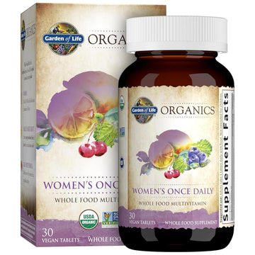 Garden of Life Organics Multivitamin for Women - Women's Once Daily Multi - Whole Food Multi with Iron, Biotin, Vegan Organic Womens Multivitamin for Health Garden of Life buy supplements canada