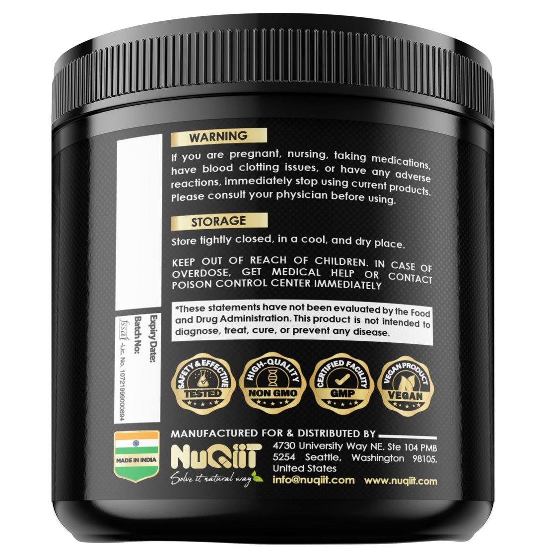 8in1 Cortisol Shield - Ashwagandha and Magnesium, Rhodiola Rosea, Lions Mane, Sea Moss, Turmeric, St Jonh's Wort - Mind& Mood Balance, Rest Well, Support Immume - 60 Capsules - OzHealthStandard
