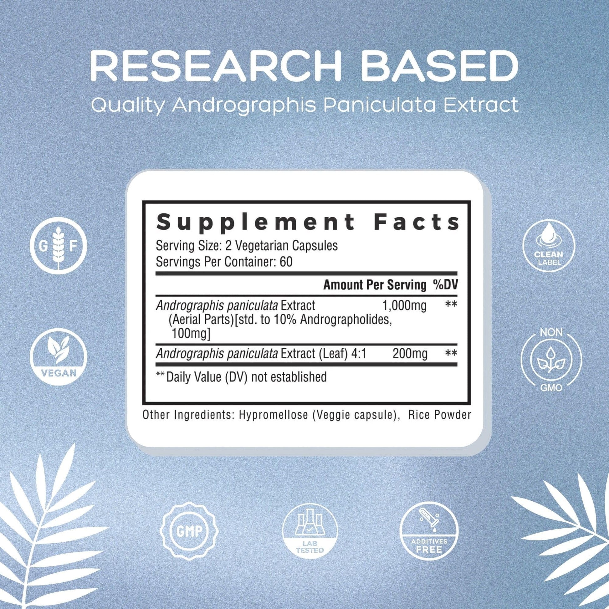Palmara Health Premium Andrographis Paniculata Extract 1,200mg with 100mg Andrographolides Vegan Capsules for Immune & Digestive Support, Non-GMO, Gluten Free, Herbal Dietary Supplement Palmara Health buy supplements canada