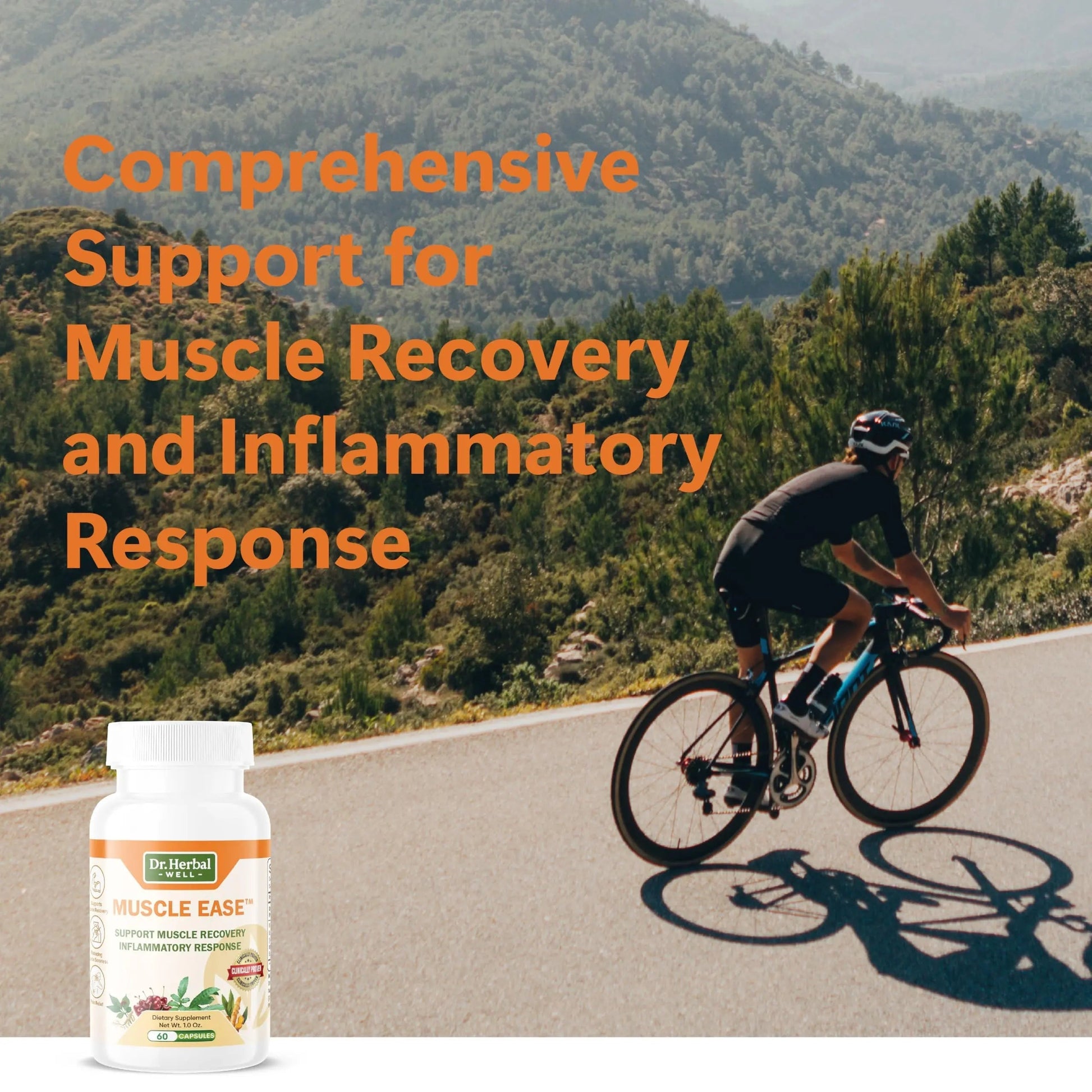 DR.HERBAL WELL Muscle Ease - Joint, Muscle & Nerve Support Fast Acting Relax Comfort Recovery Natural Herbal Supplement - (60 Capsules) MAX-Strength DR. HERBAL WELL buy supplements canada