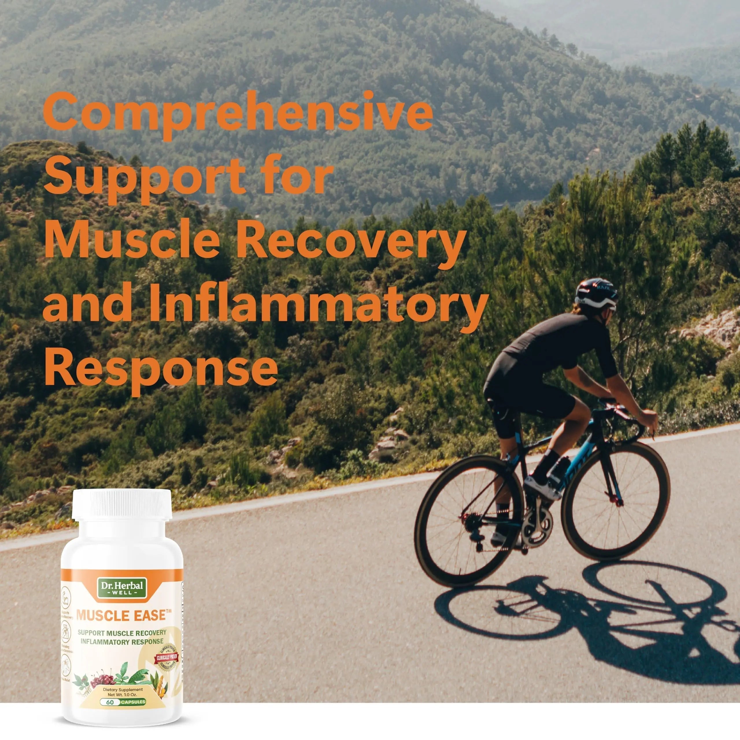 DR.HERBAL WELL Muscle Ease - Joint, Muscle & Nerve Support Fast Acting Relax Comfort Recovery Natural Herbal Supplement - (60 Capsules) MAX-Strength DR. HERBAL WELL buy supplements canada