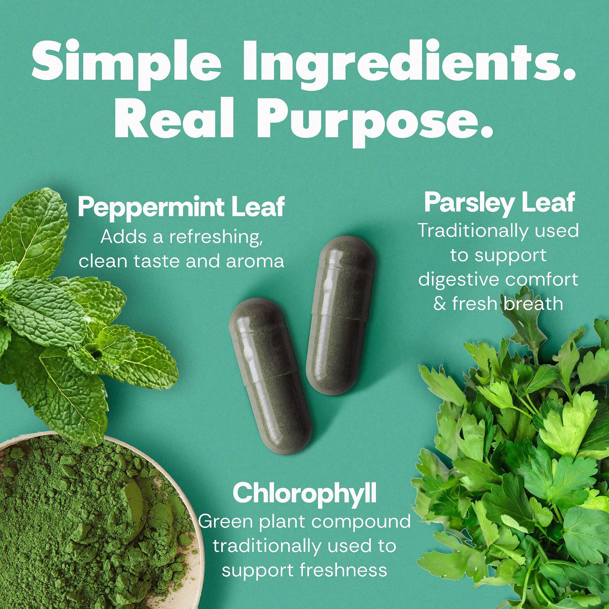 Her Fantasy Box | Body Magic | Chlorophyll Capsules - 30 Vegan Capsules for Detox, Digestion, Gut Health, Skin Support Her Fantasy Box buy supplements canada