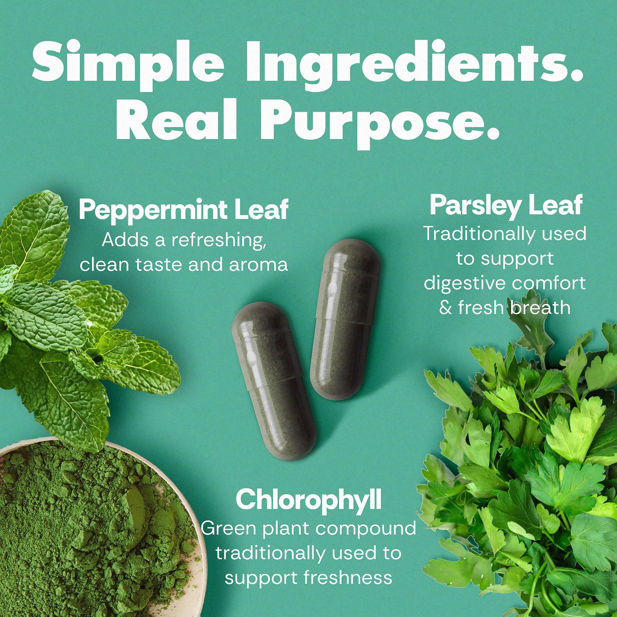 Her Fantasy Box | Body Magic | Chlorophyll Capsules - 30 Vegan Capsules for Detox, Digestion, Gut Health, Skin Support Her Fantasy Box buy supplements canada