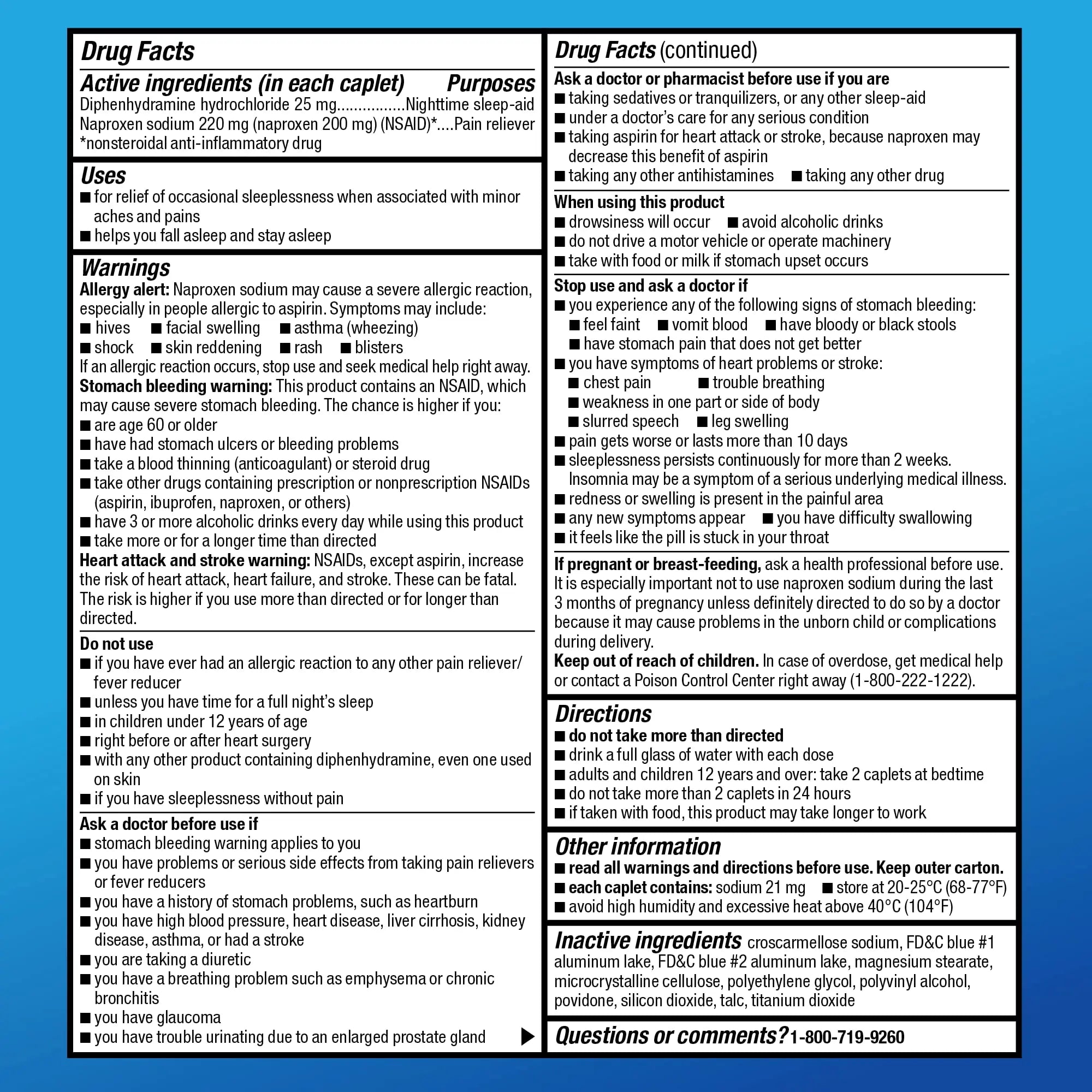 Amazon Basic Care All Night Pain Relief PM, Naproxen Sodium 220 mg/Diphenhydramine Hydrochloride 25 mg Tablets, Pain Reliever/Nighttime Sleep-Aid, 160 Count Amazon Basic Care buy supplements canada