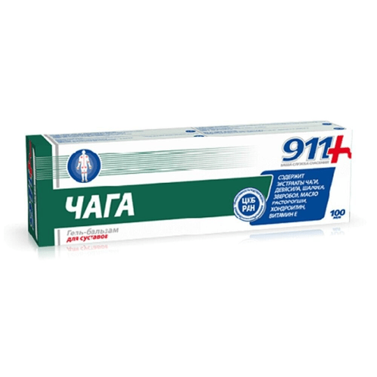 911 Chaga caga ciaga chiaga warming body balm-gel чага, 100 ml - OzHealthStandard