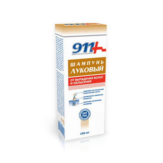 911+ Strengthening Shampoo With Onion Extract Against Hair Loss 150ml - OzHealthStandard