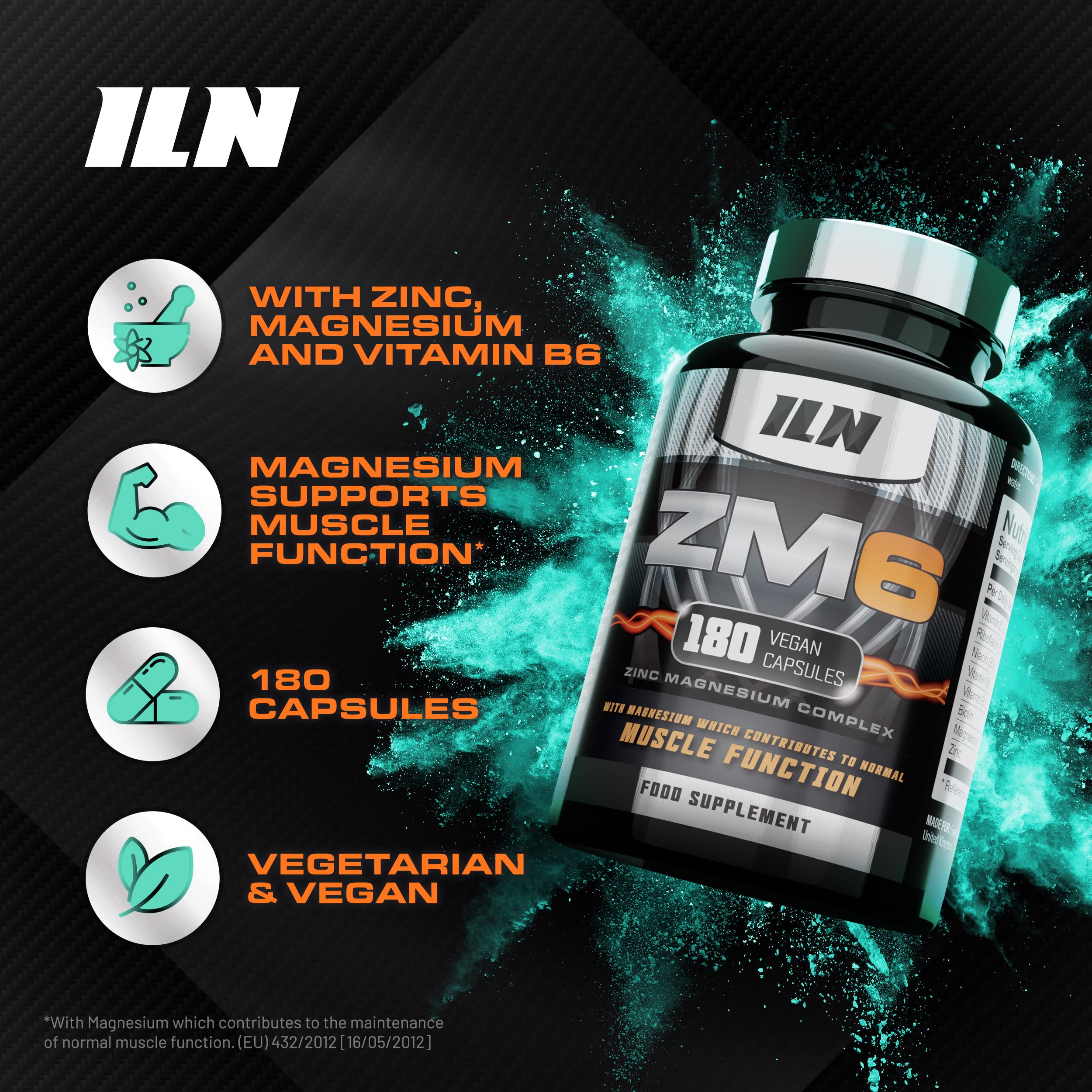 ZM6 - High Strength Zinc Magnesium Supplement - Zinc and Magnesium Tablets Iron Labs Nutrition buy supplements canada