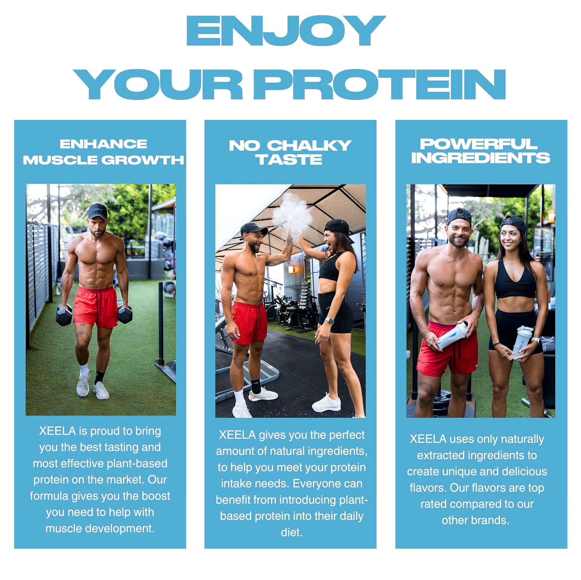 XEELA Plant Based Vegan Protein Powder - Independently Tested - 25g High Protein XEELA buy supplements canada