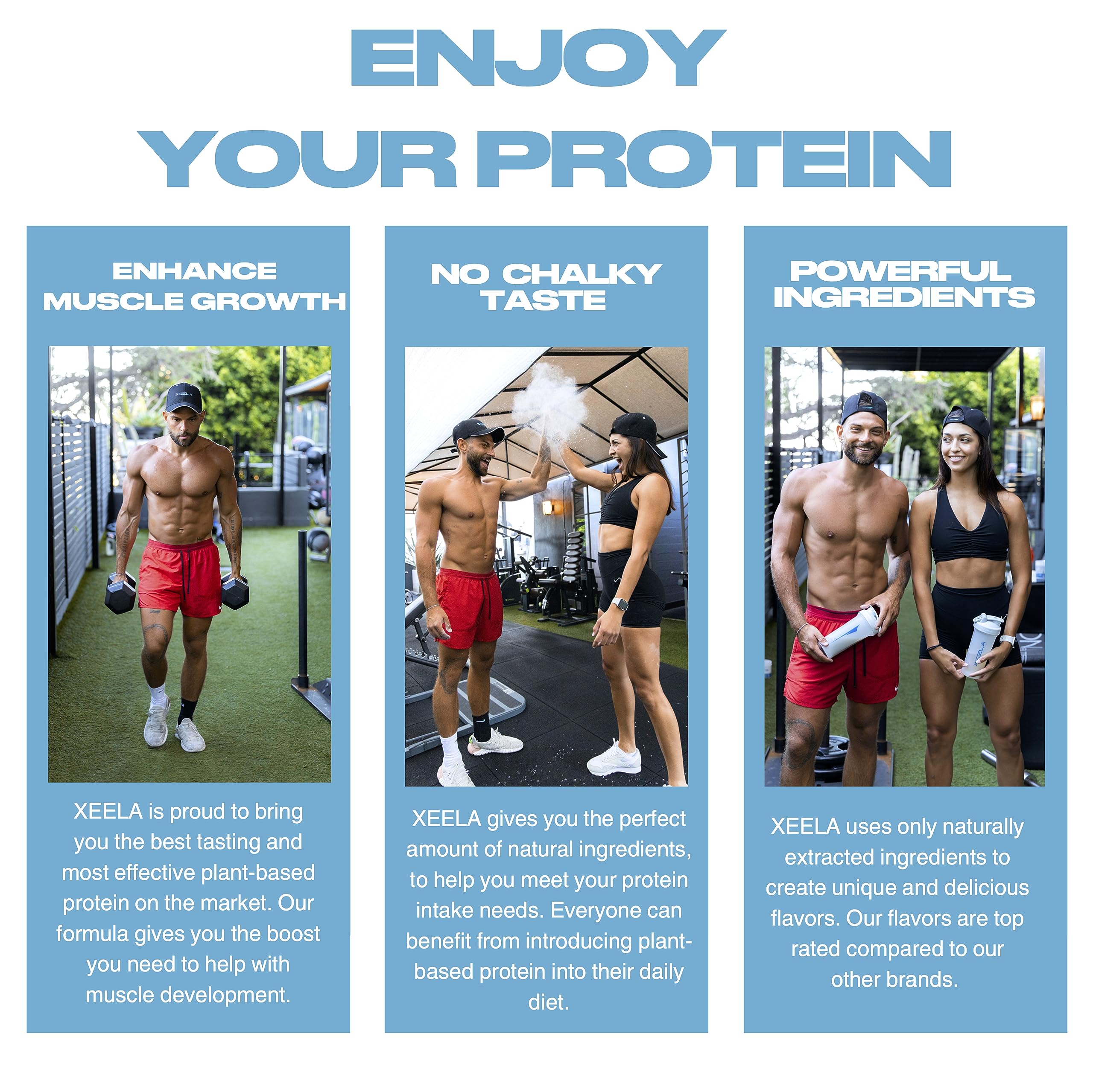 XEELA Plant Based Vegan Protein Powder - Independently Tested - 25g High Protein XEELA buy supplements canada