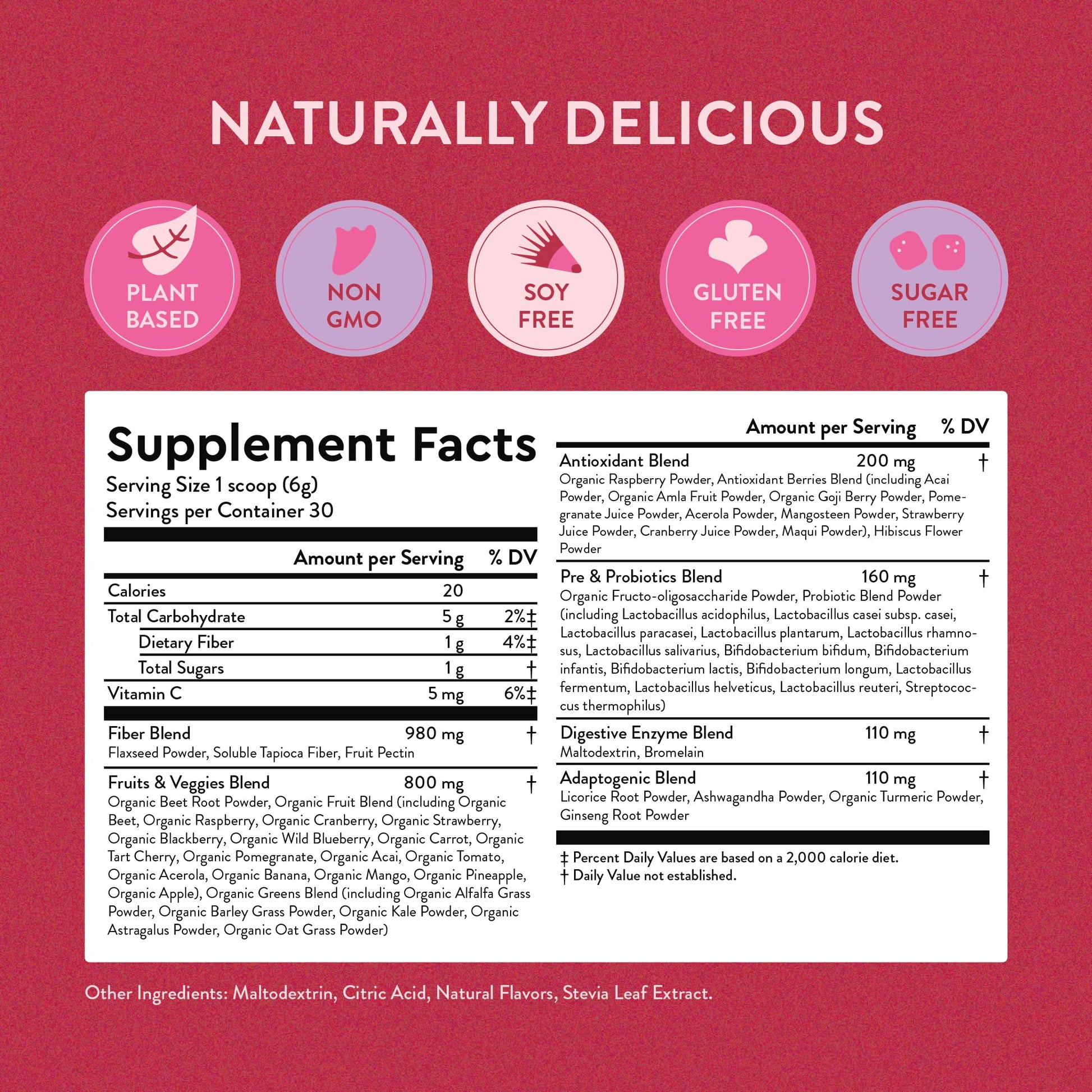 360 Nutrition Blends with Benefits Reds & Superfoods for Natural Antioxidants and Polyphenols, with Fruits & Veggies, Probiotics Digestion, Daily Energy - Berries & Cream - 30 Servings 360 Nutrition buy supplements canada