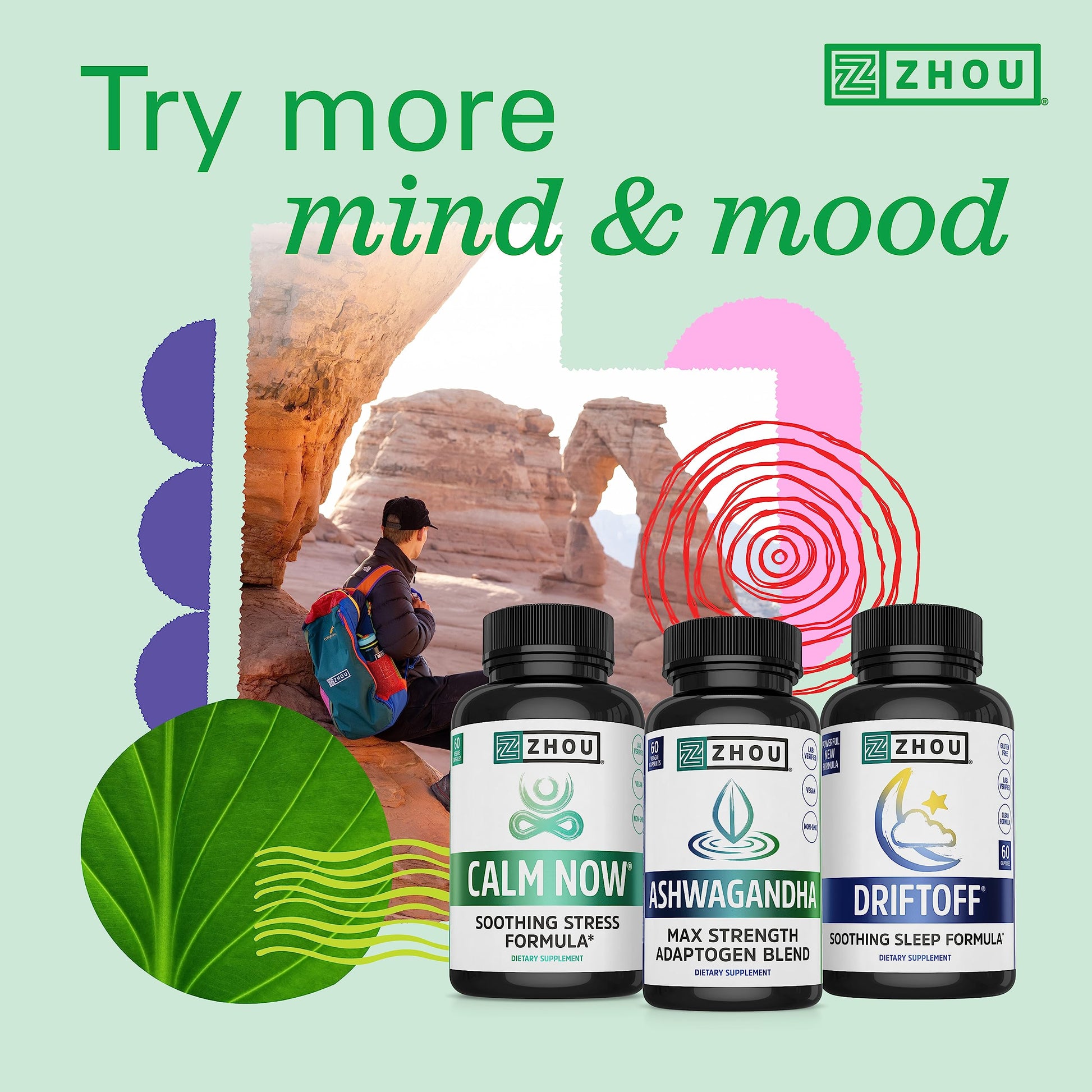 Zhou Neuro Peak Brain Support Supplement | Memory, Focus & Clarity Formula | DMAE ZhouNutrition buy supplements canada
