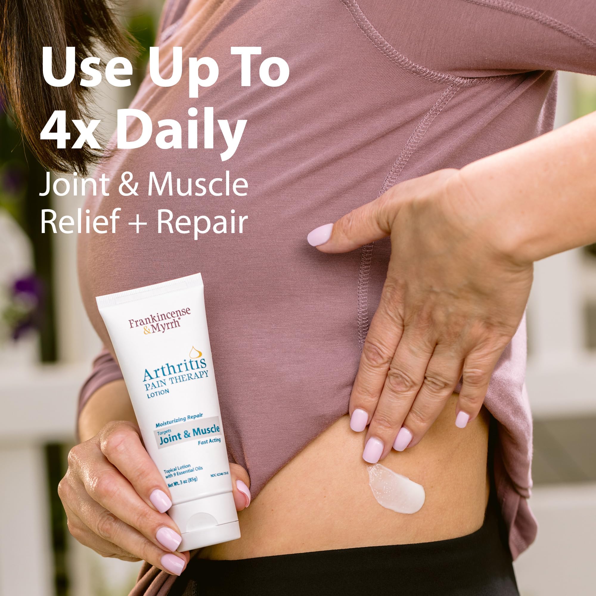 Frankincense and Myrrh Arthritis Pain Reliever Therapy Lotion – Topical Arthritis Pain Relief Cream and Hydrating Skin Repair, Body Relief for Sciatica, Knee, Back, Joints, Neck, Hands, 3 Oz - 1 Pack FRANKINCENSE & MYRRH buy supplements canada