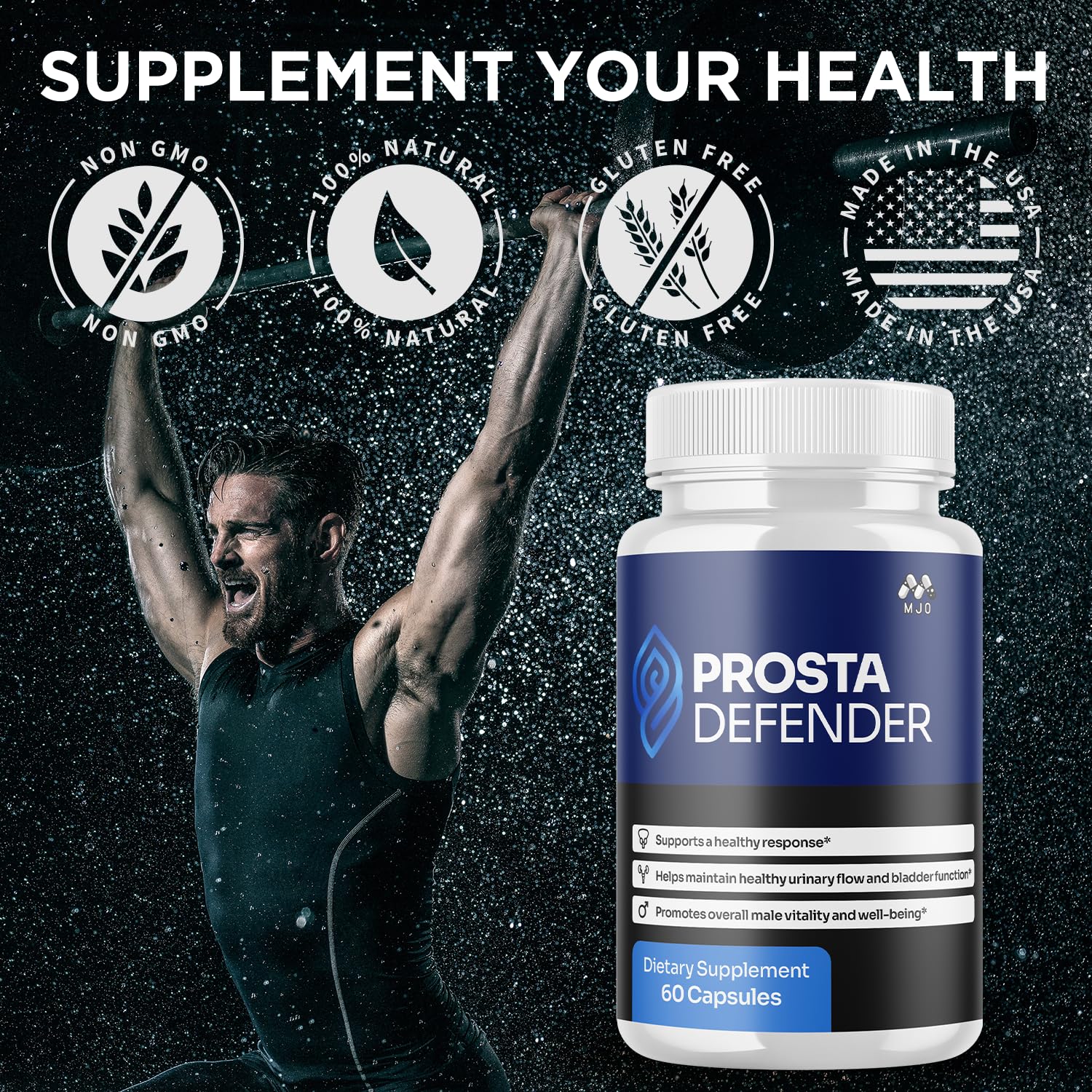 (3 Pack) Prosta Defender Capsules, Official Prostadefender Pills with All Natural Ingredients, Advanced Overall Health and Wellness Supplement, Natural Maximum Strength Vitamin Formula (180 Capsules) MJO buy supplements canada