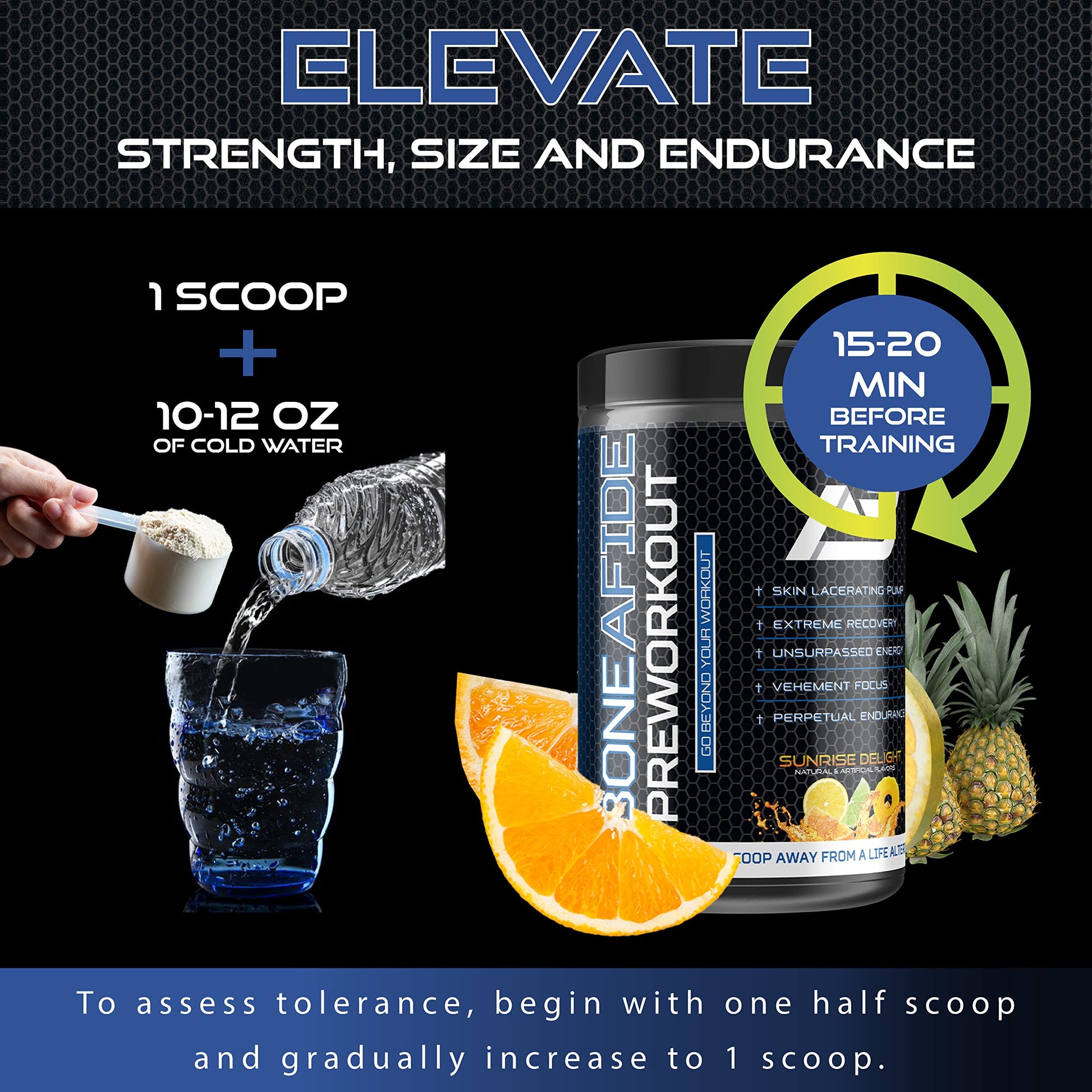 Boneafide Preworkout (Sunrise Delight) Boneafide Nutrition buy supplements canada