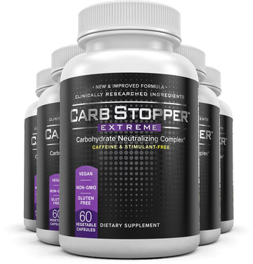 Carb Stopper Extreme (5 Bottles Maximum Strength, Natural Carbohydrate and Starch Carb Stopper Extreme buy supplements canada