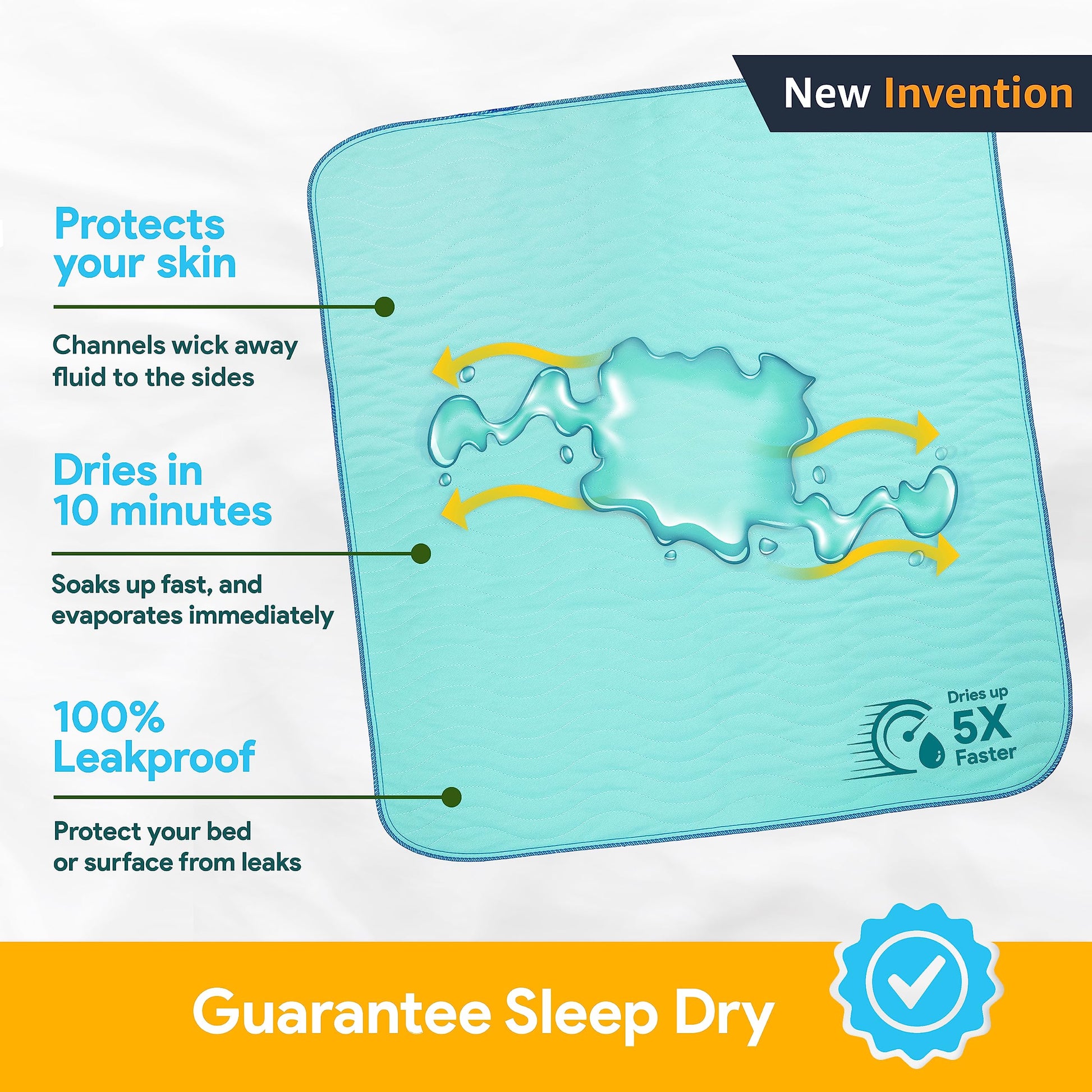 IMPROVIA® Washable Underpads 34" x 36" (Pack of 10) Heavy Absorbenc IMPROVIA buy supplements canada