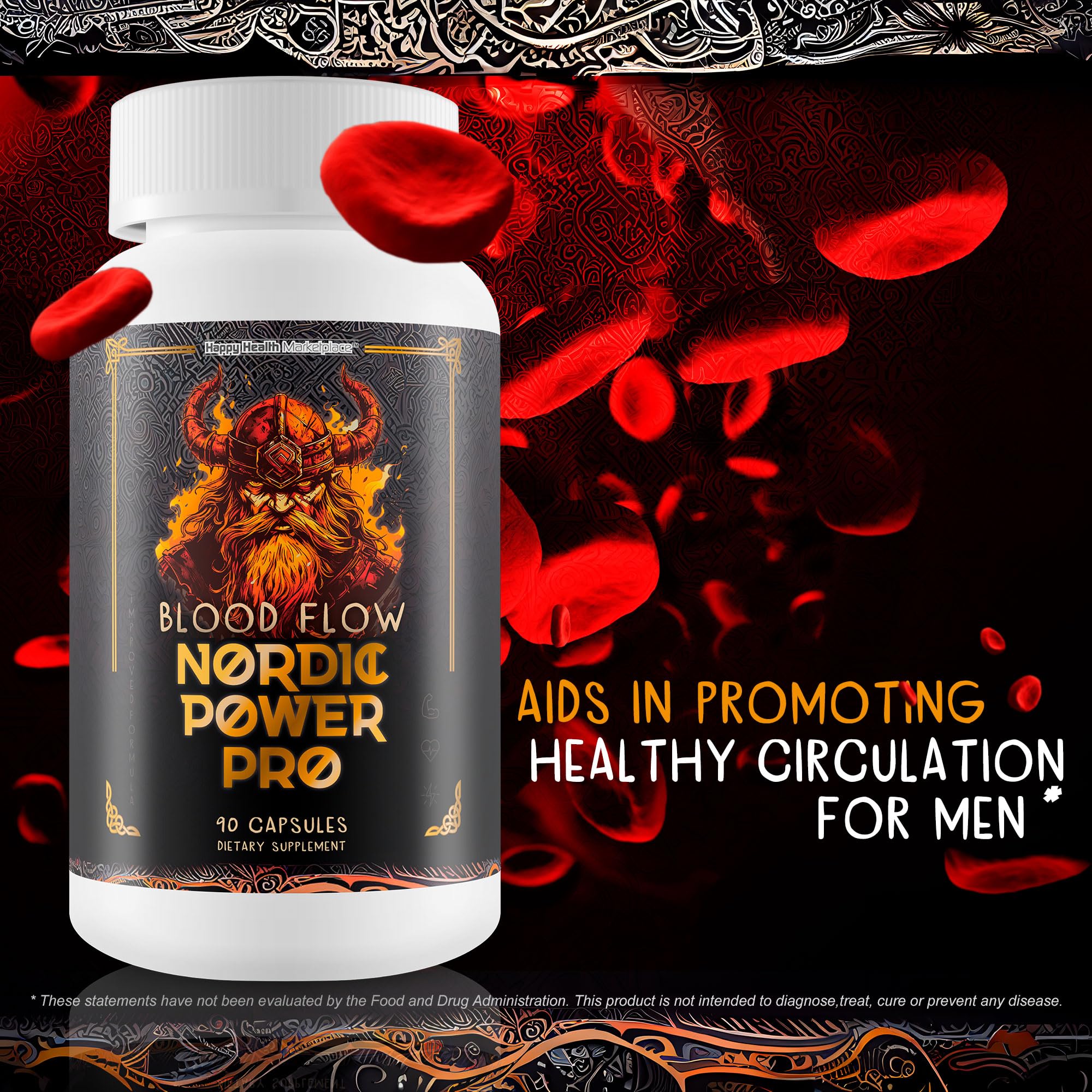 Blood Flow Nordic Power Pro - Our Best Blood Circulation Supplements for Men - Increase Blood Flow Care - Better Blood Flow Nordic Power Male Pills - Male Nordic Power Supplement for Max Blood Flow Happy Health Marketplace buy supplements canada