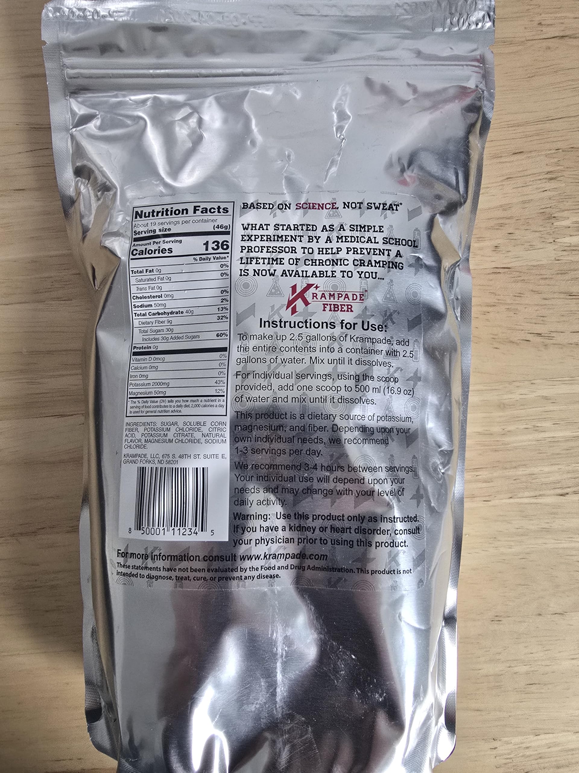 Krampade Original Lemon Lime 4K, 4000 mg Potassium Instant Cramp Relief Electrolyte Drink Powder | Designed for Athletes and Crampers | 19-Serving Resealable Pouch Krampade buy supplements canada