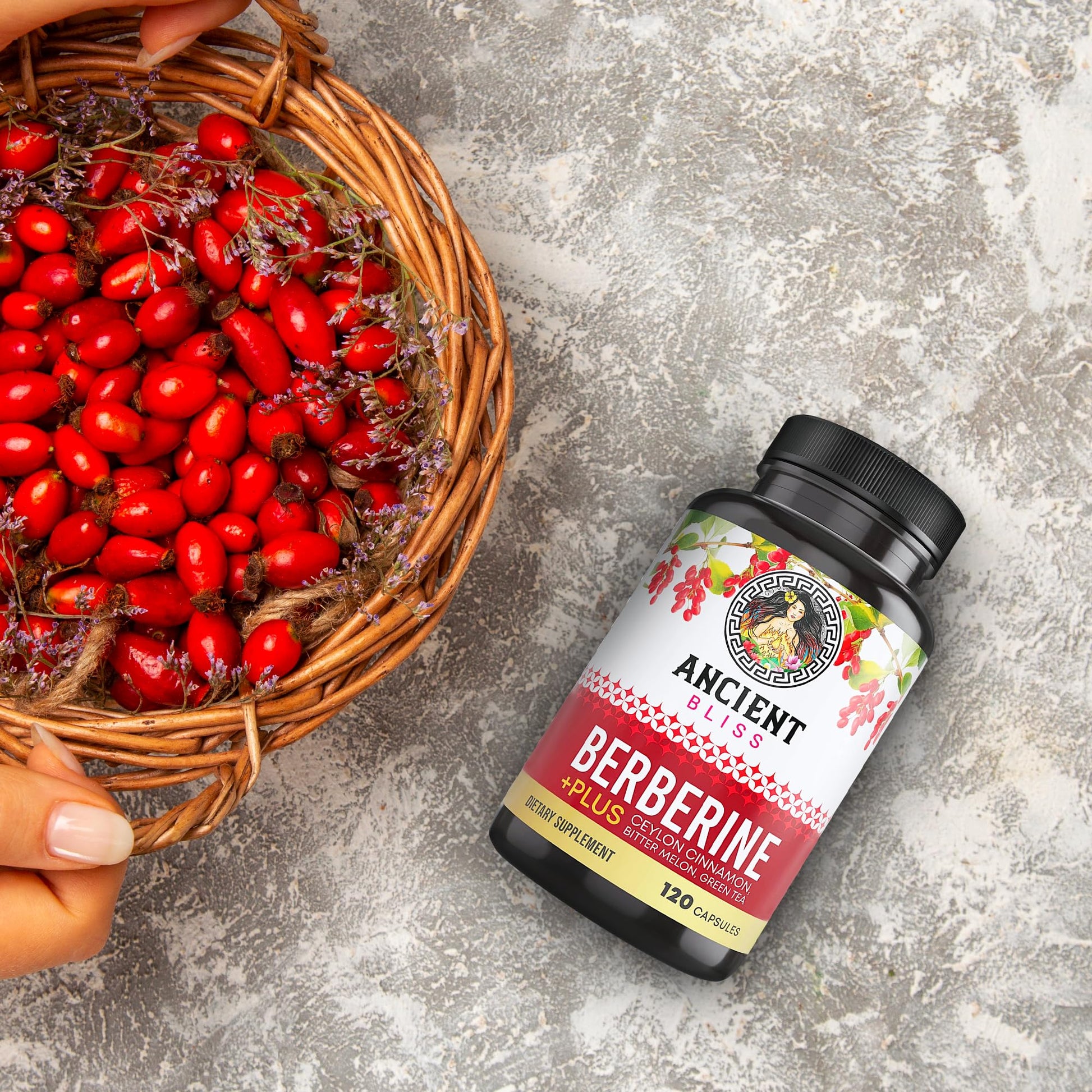 Ancient Bliss Berberine HCL 1200mg with Ceylon Cinnamon, Bitter Melon, and Green Tea Ancient Bliss buy supplements canada