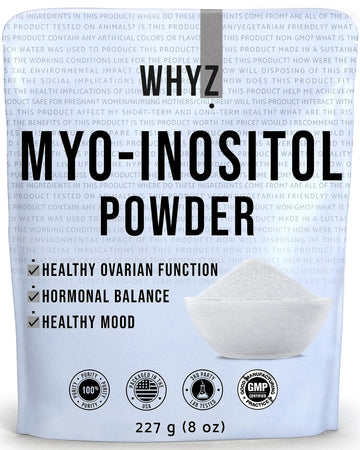 Myo-Inositol Powder 8oz, Natural Myo Inositol Supplement for Ovarian Support WHYZ buy supplements canada