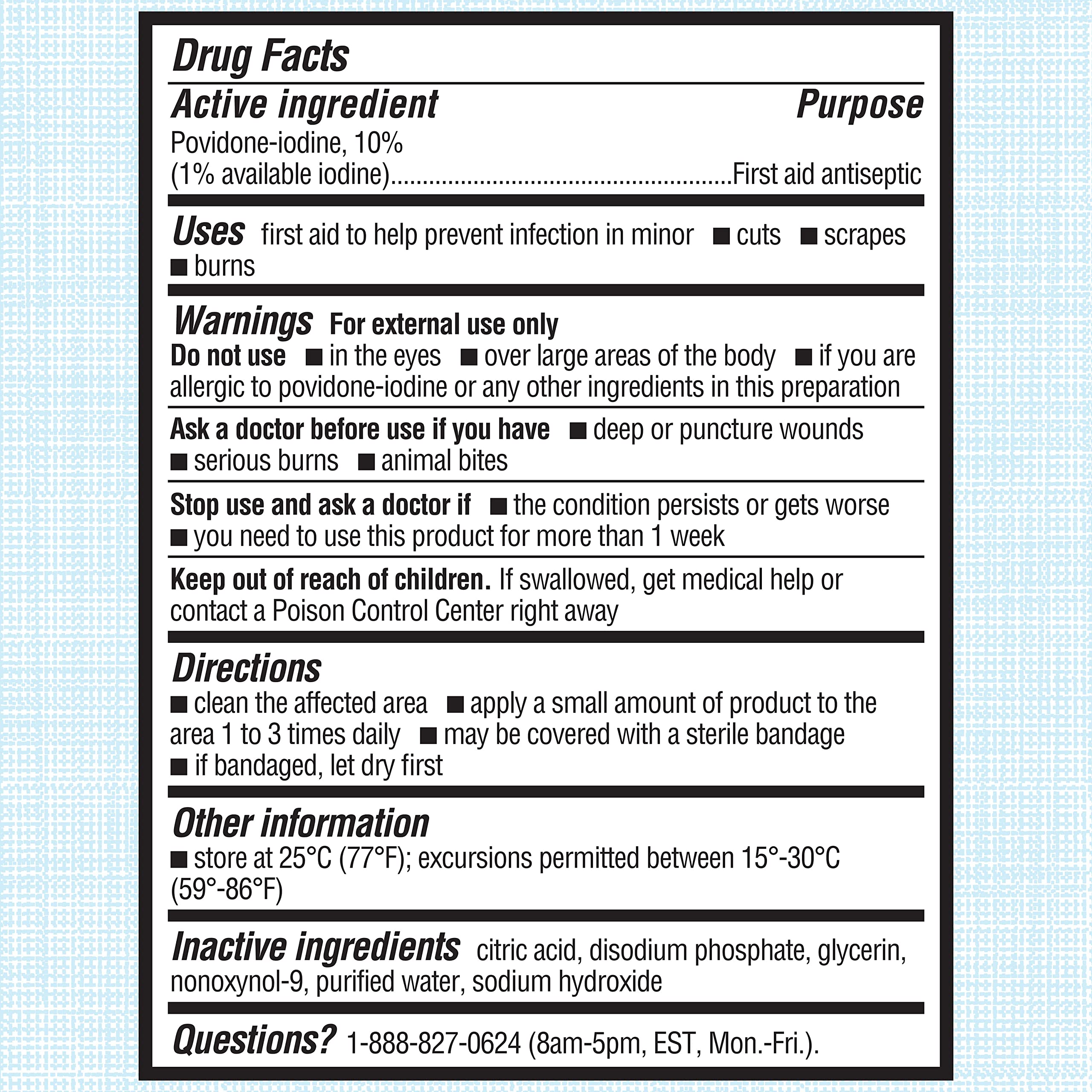 Betadine Antiseptic Liquid First Aid Solution, Povidone-iodine 10%, Infection Betadine buy supplements canada