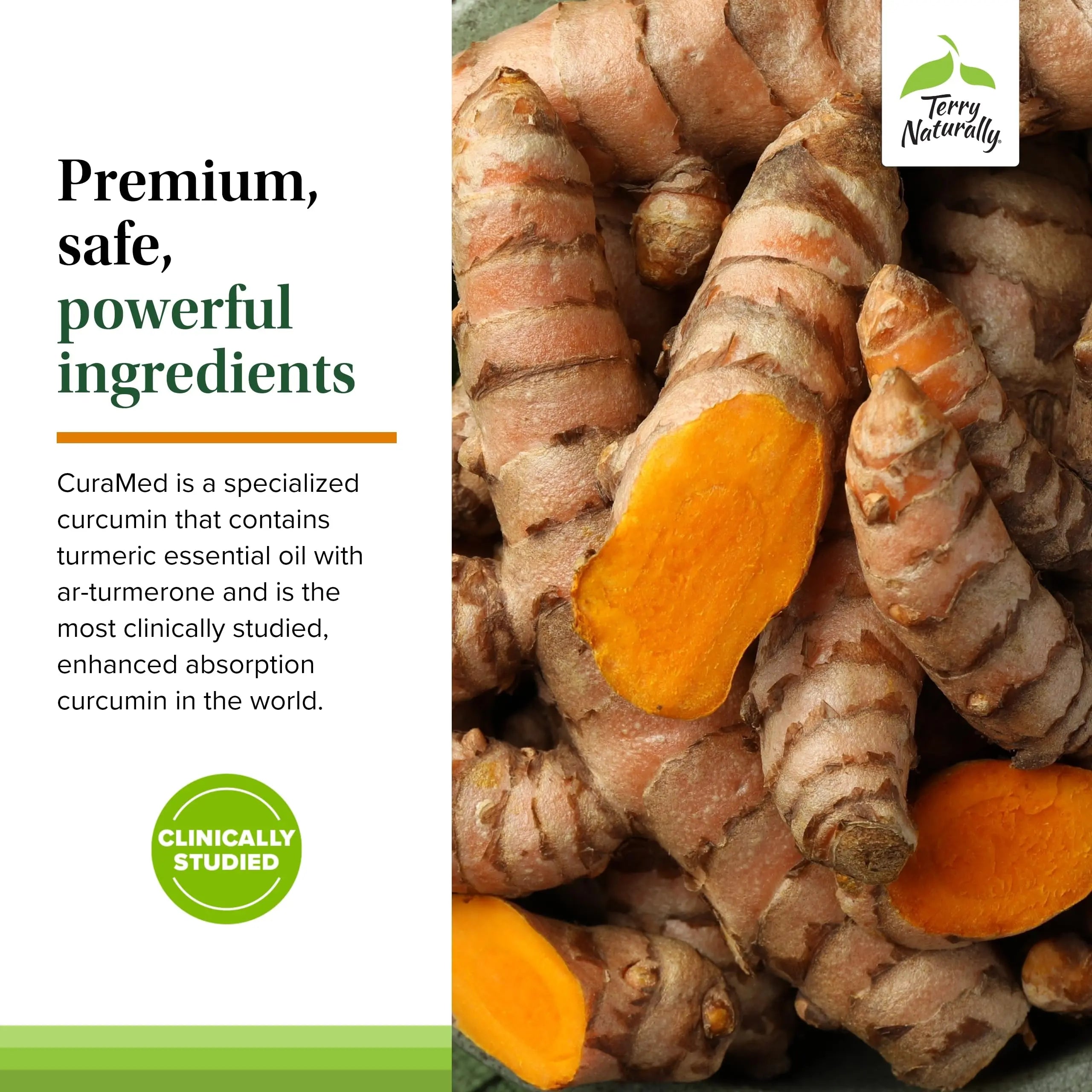 Terry Naturally CuraMed 375mg - Antioxidant Supplement for Brain & Immune Health Support - Dietary Supplement with Curcumin & Turmeric Essential Oil - Herbal Liver Support - 120 Softgels Terry Naturally buy supplements canada