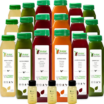 3 Day Juice Cleanse by Raw Fountain, All Natural Raw Detox Cleanse, Liquid Juice Diet Raw Fountain buy supplements canada