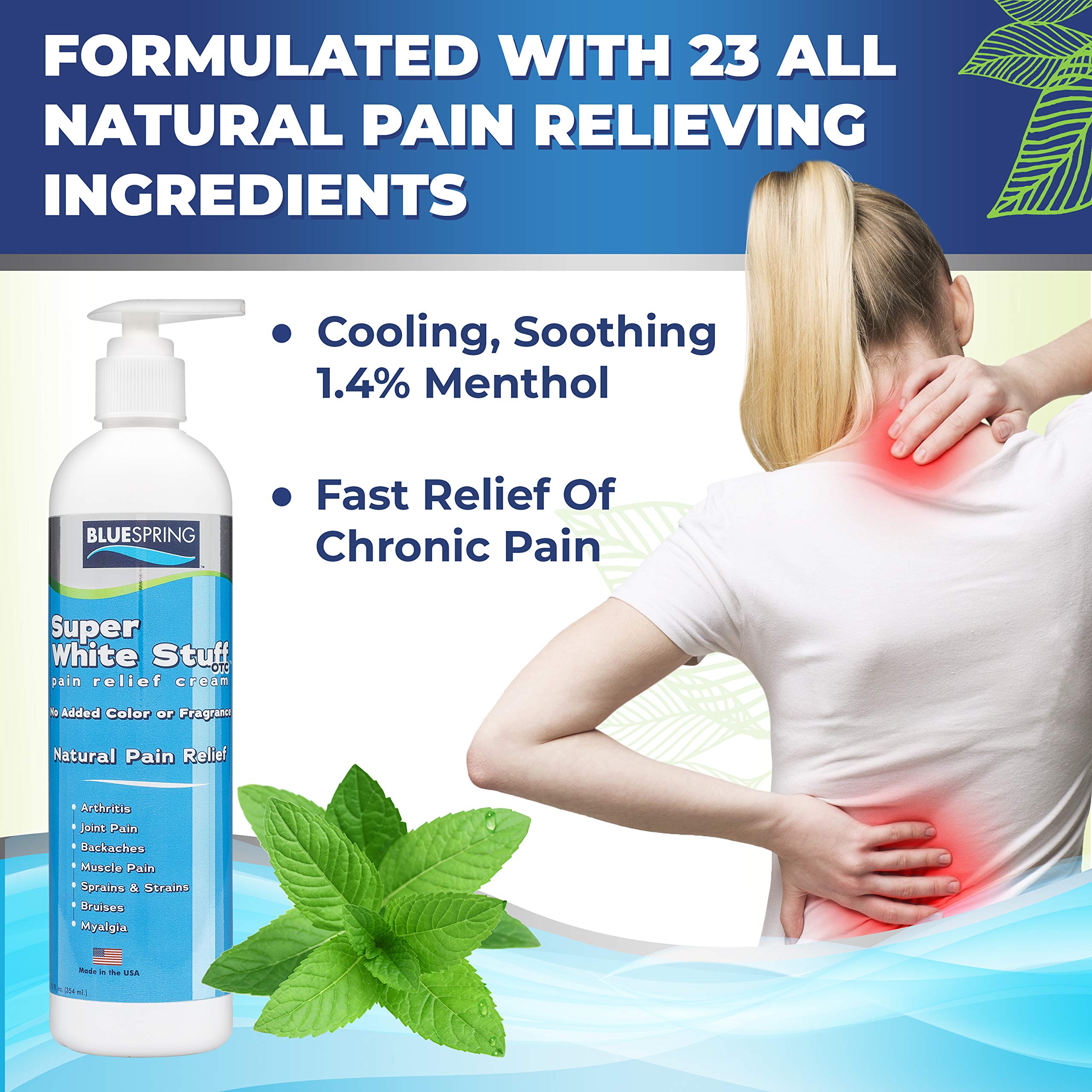 Emu Therapy Super White Stuff OTC 12-oz. Pump Bottle - Natural, Made in USA, Paraben-Free, Works in As Little As 5 Minutes for Joint/Muscle Pain, Backaches, Sprains/Strains, Bruises & More Emu Therapy buy supplements canada