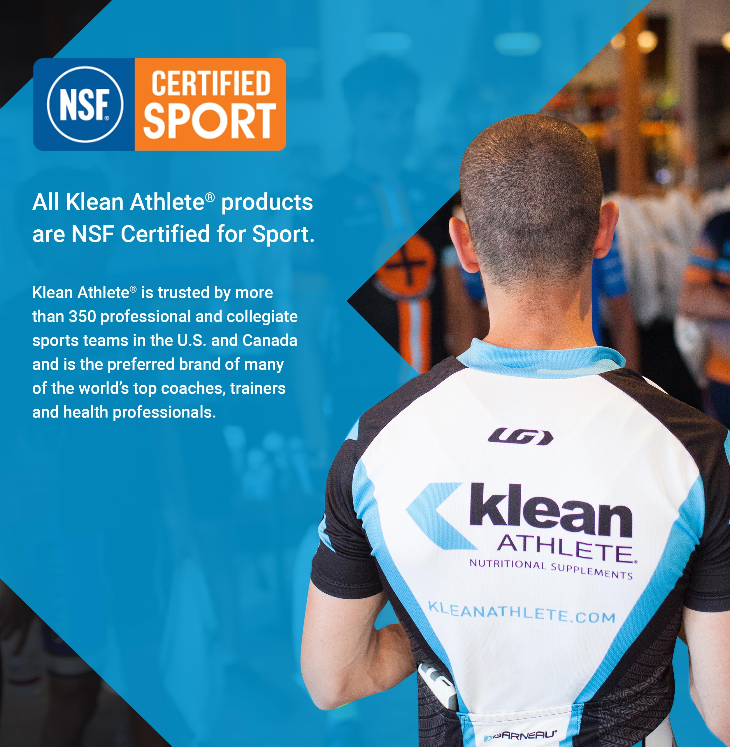Klean Athlete Klean Sport Pack - Contains Magnesium Glycinate, Vitamin D & Omega-3 - Supports Muscle, Joint & Immune Health - NSF Certified - Daily Nutritional Supplement for Athletes - 30 Packets Klean Athlete buy supplements canada