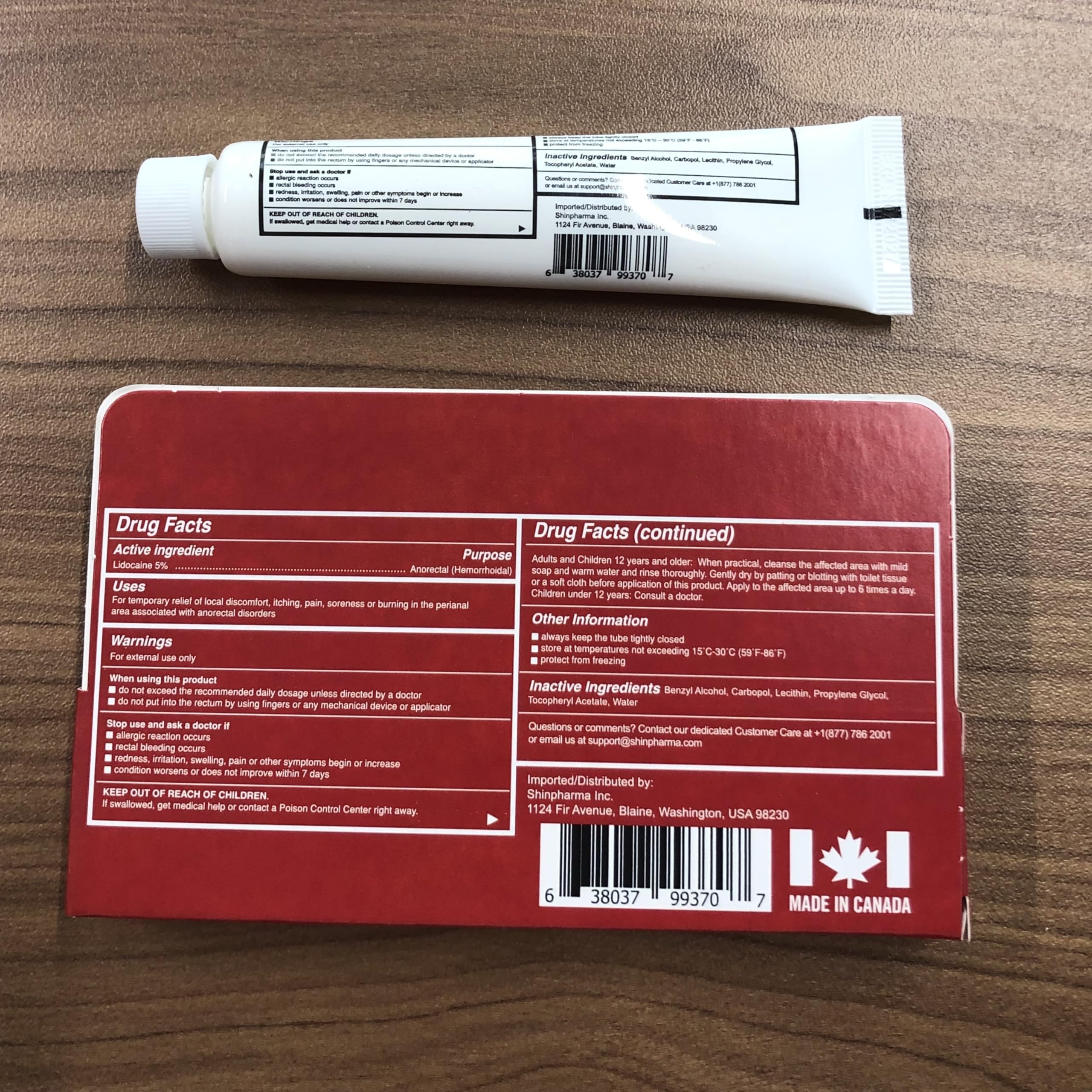 Dr. Numb 5% Lidocaine Numbing Cream, Fast-Acting Maximum Strength Topical Anesthetic Pain Relief Burn Itch Numb Cream with Vitamin E for Hemorrhoid Treatment, Local and Anorectal Uses - 30g 4 Pack Dr. Numb buy supplements canada
