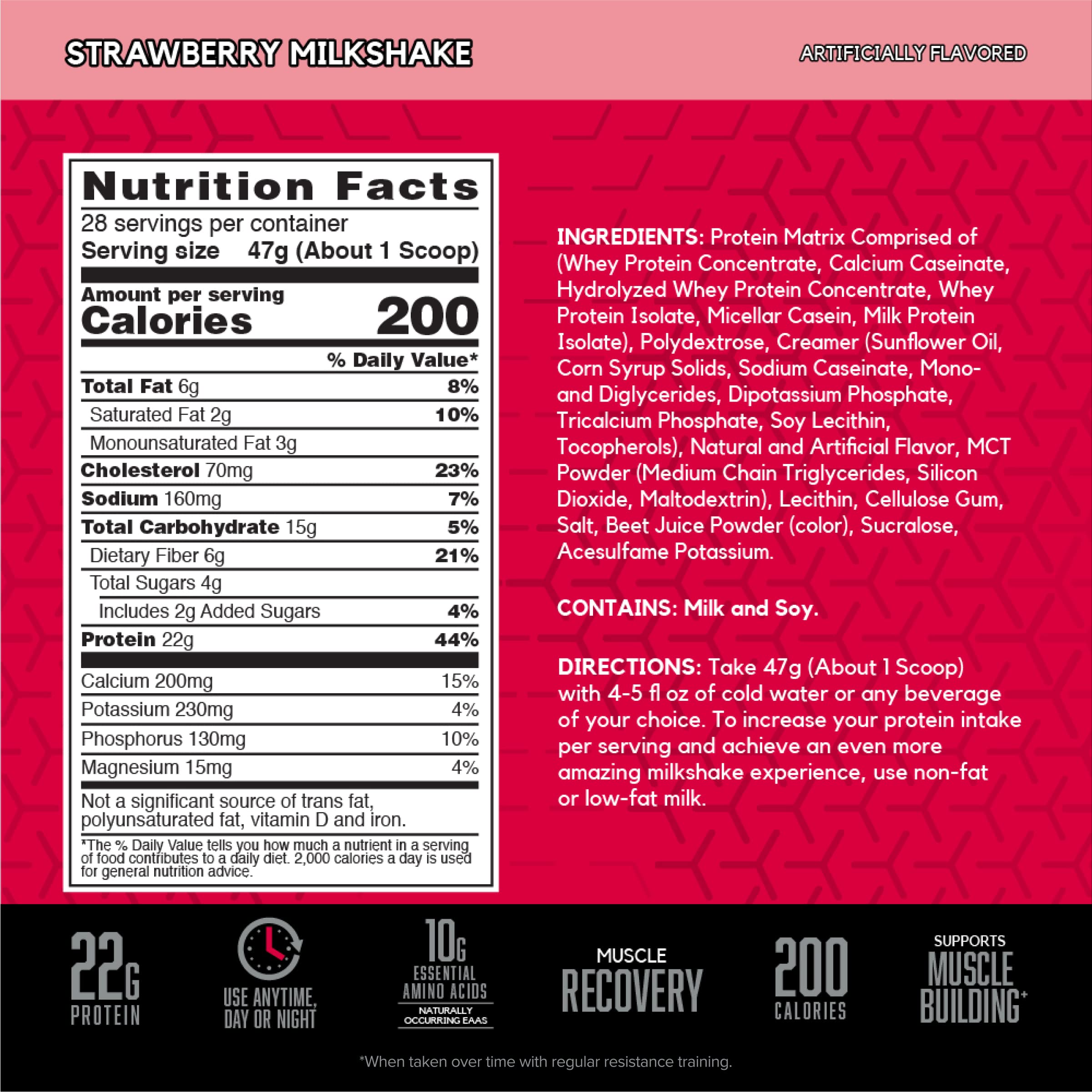 BSN SYNTHA-6 Whey Protein Powder, Strawberry Protein Powder with Micellar Casein BSN buy supplements canada