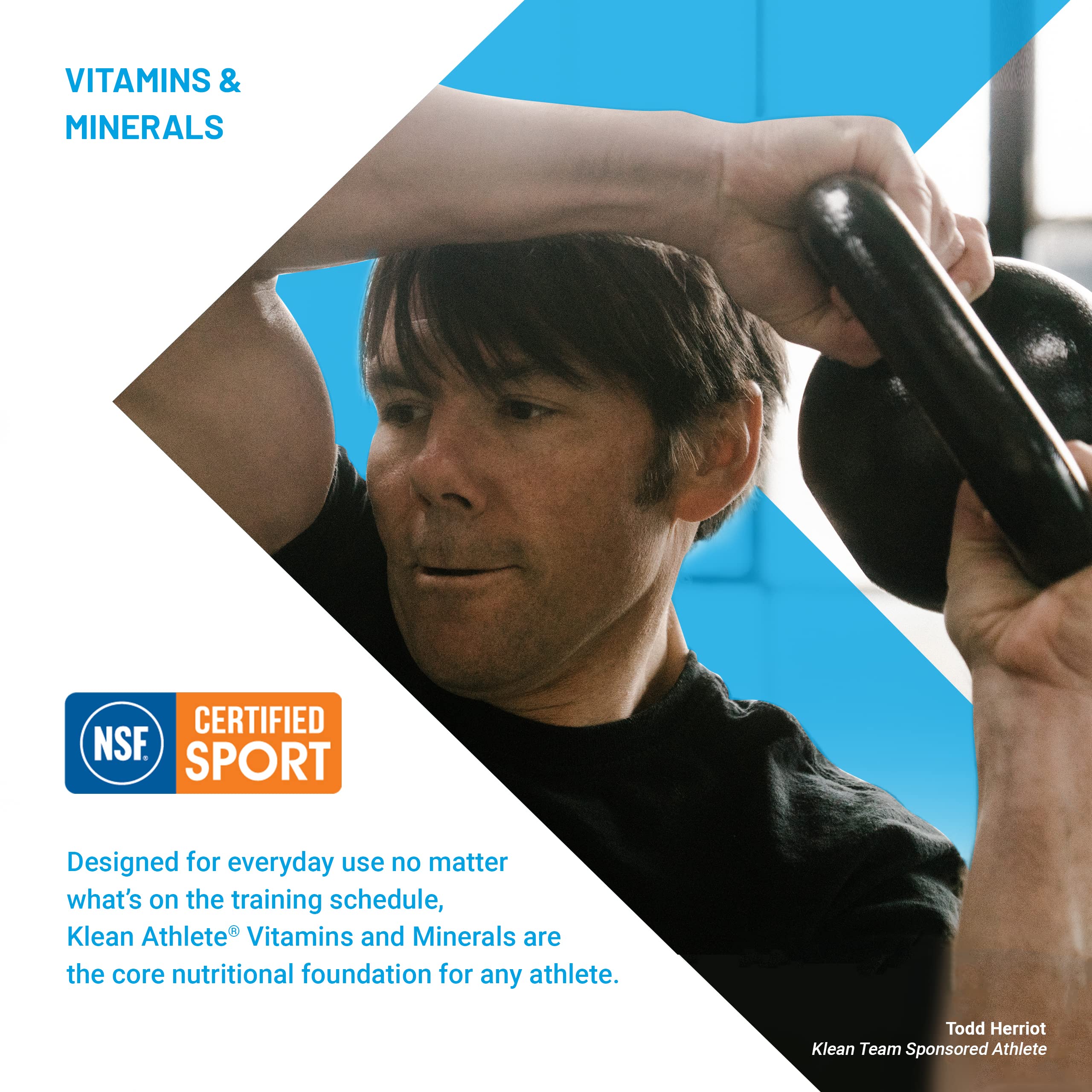 Klean Athlete Klean Sport Pack - Contains Magnesium Glycinate, Vitamin D & Omega-3 - Supports Muscle, Joint & Immune Health - NSF Certified - Daily Nutritional Supplement for Athletes - 30 Packets Klean Athlete buy supplements canada