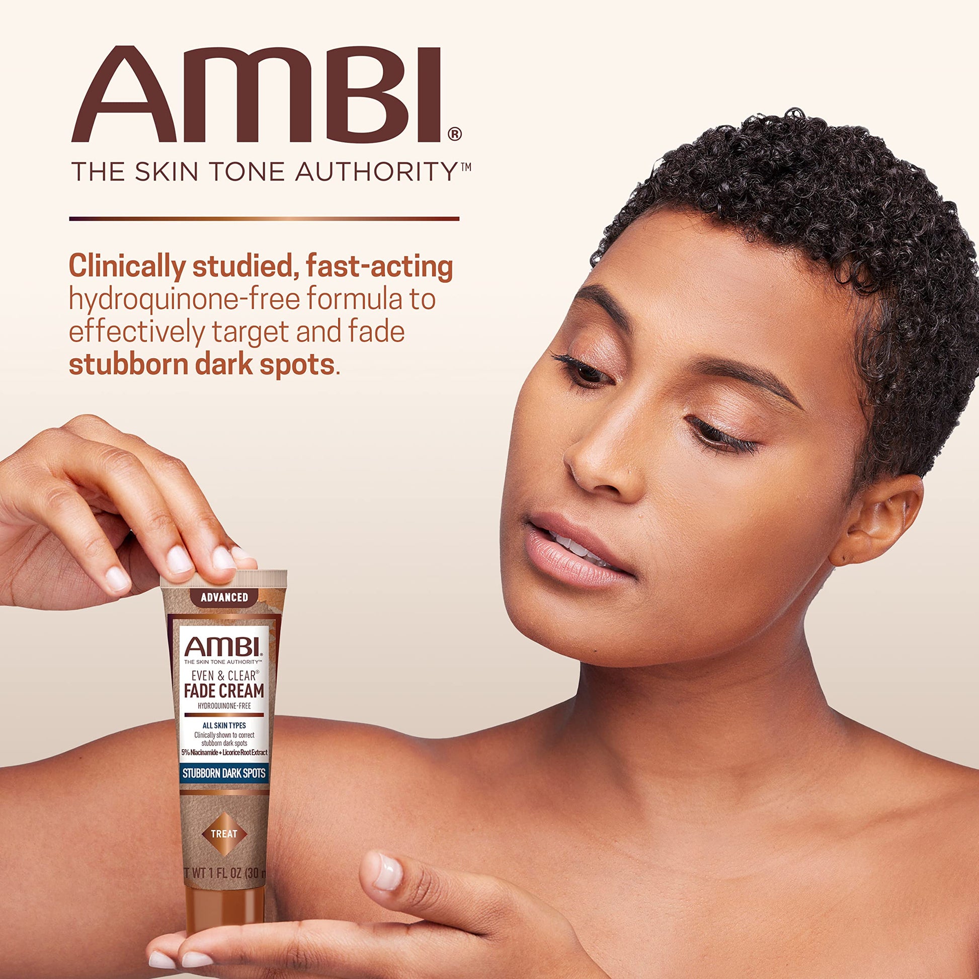 Ambi Even & Clear Advanced Fade Cream, Hydroquinone-free, Hyperpigmentation Treatment, Stubborn Dark Spot Corrector, Results In As Little As 2-3 Weeks Ambi buy supplements canada