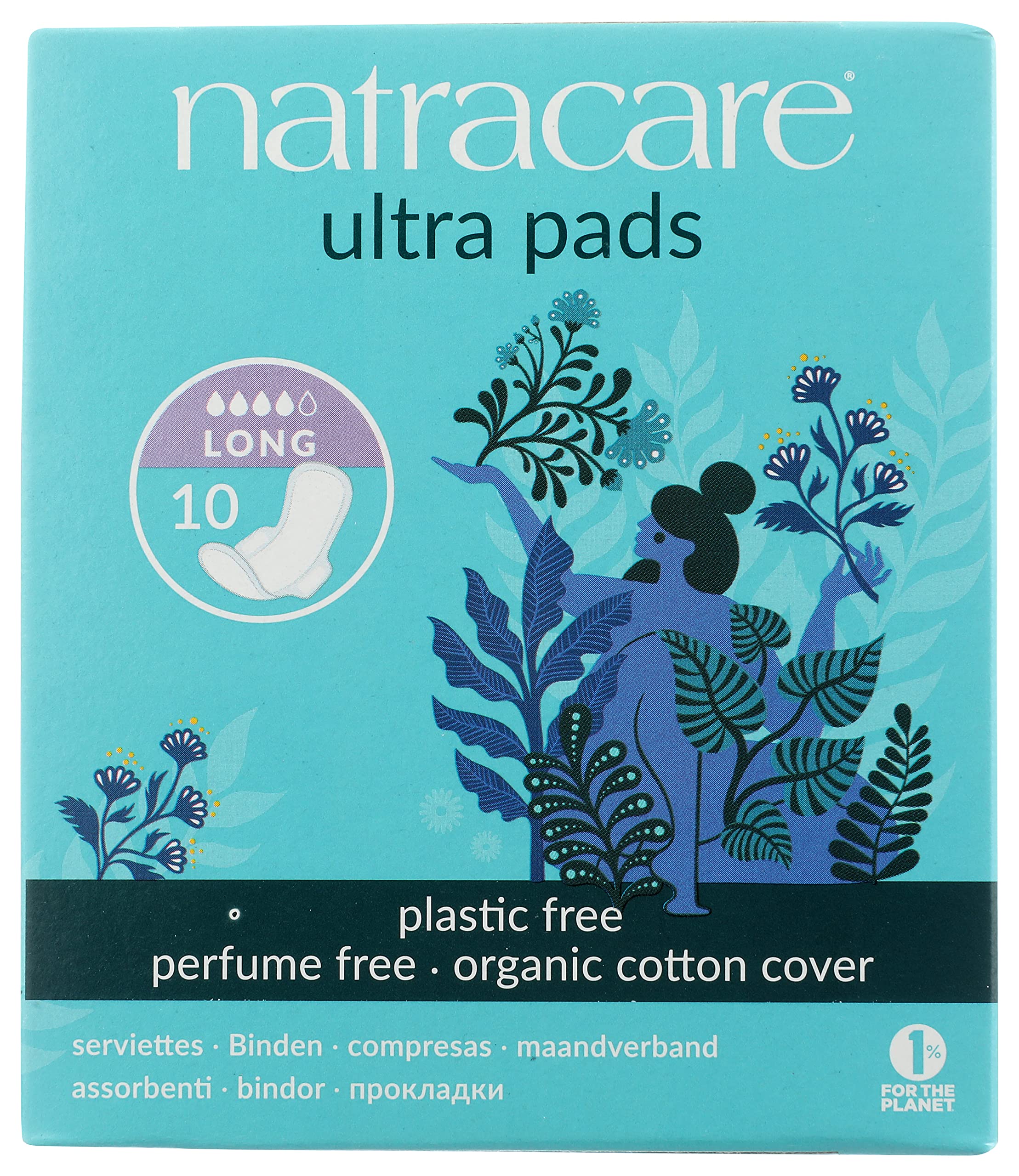 Natracare Slim Fitting Ultra Pads with Wings, Long, Made with Certified Organic Cotton NATRACARE buy supplements canada