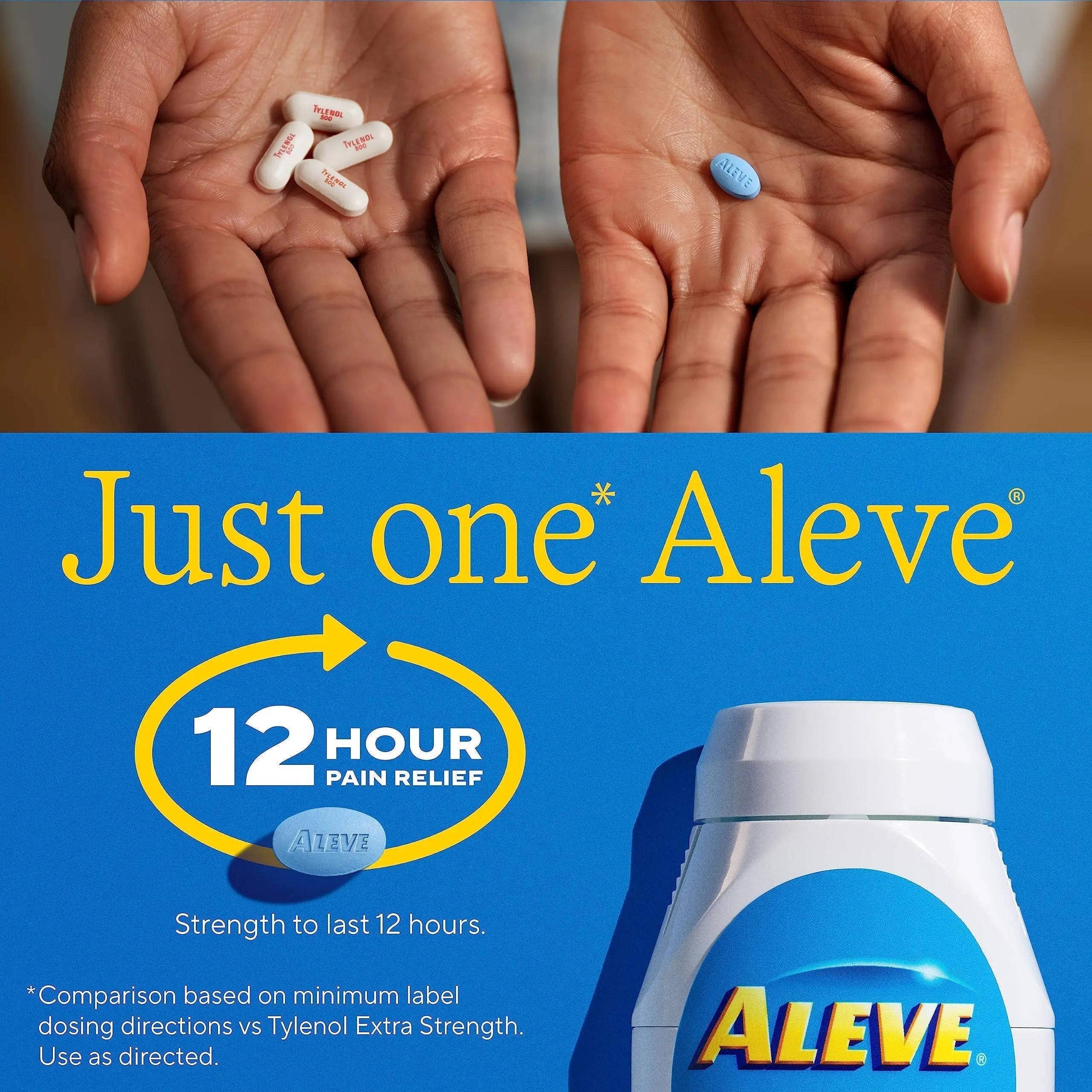 Aleve Pain Reliever & Fever Reducer Naproxen Sodium Caplets, Body Pain Relief, 270 Count Aleve buy supplements canada