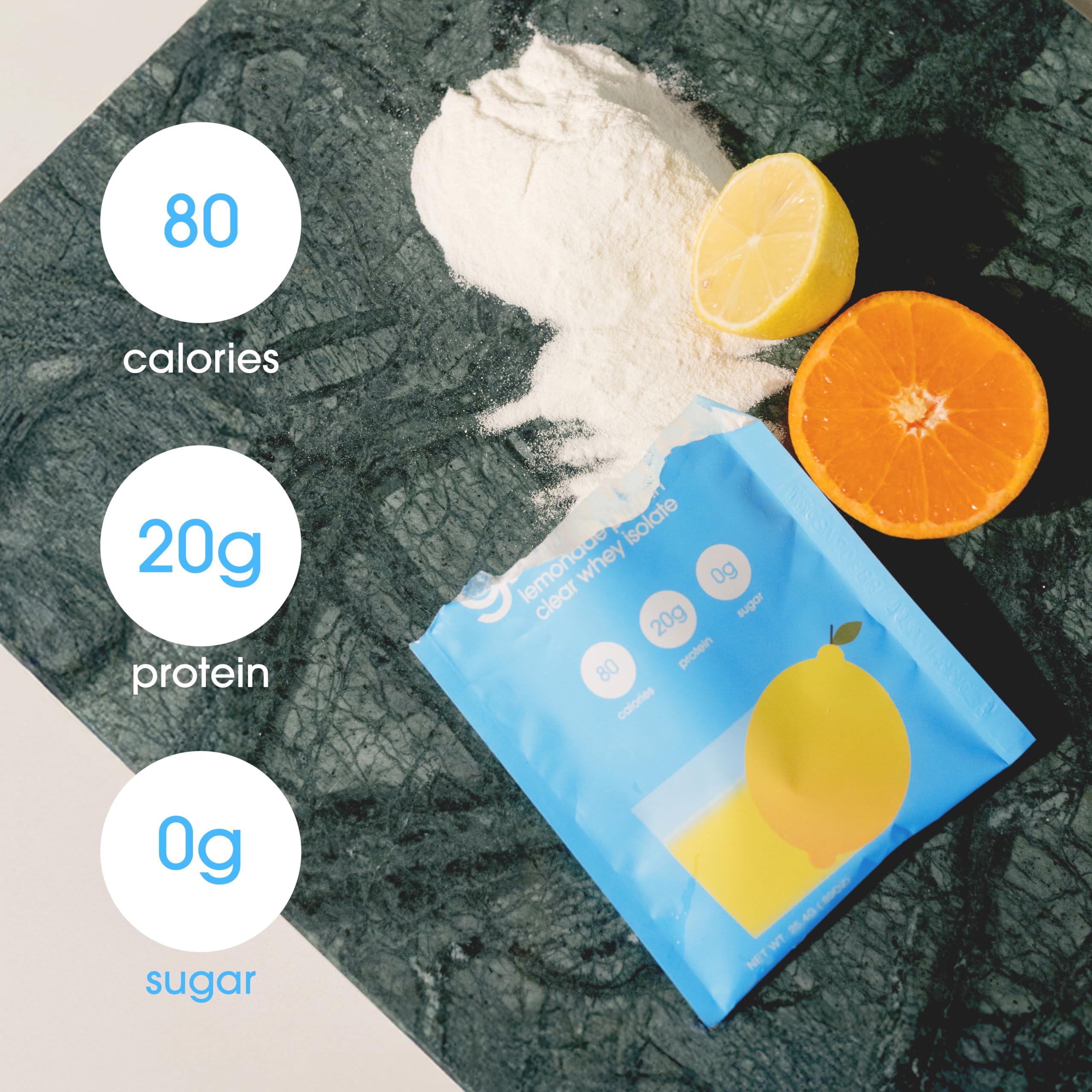 GRAMMS Clear Protein Powder Packets 20G Protein Sample Packets Variety Flavors for Women & Men | Lactose Free, Grass-Fed Whey Isolate, Gluten Free, Zero Sugar, Gut Friendly, Non-Bloating(9 Pack) GRAMMS buy supplements canada