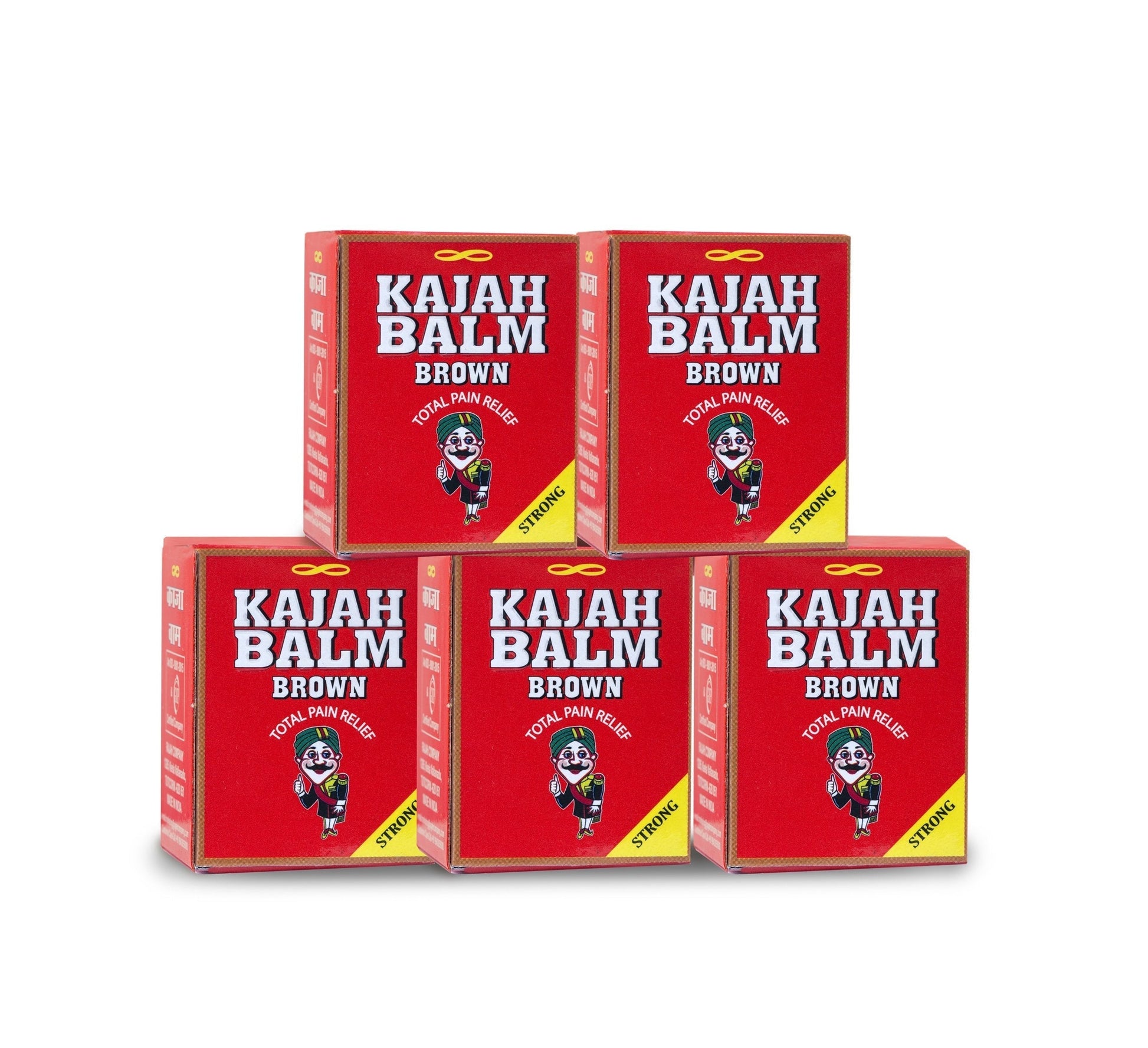 Kajah Brown Balm 10Gms (Pack of 5) Rajah buy supplements canada