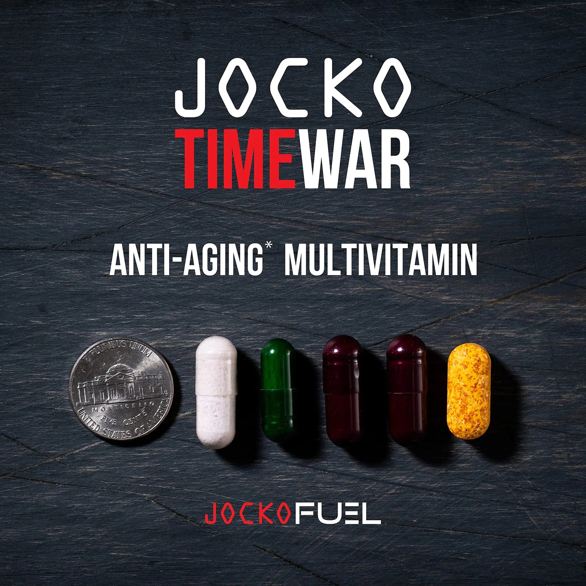 Jocko Fuel TIME WAR - Multivitamin for Men & Women. NAD Supplement for Healthy Aging, Heart, Bone, & Eye Health. Essential Vitamins and Minerals Jocko Fuel buy supplements canada