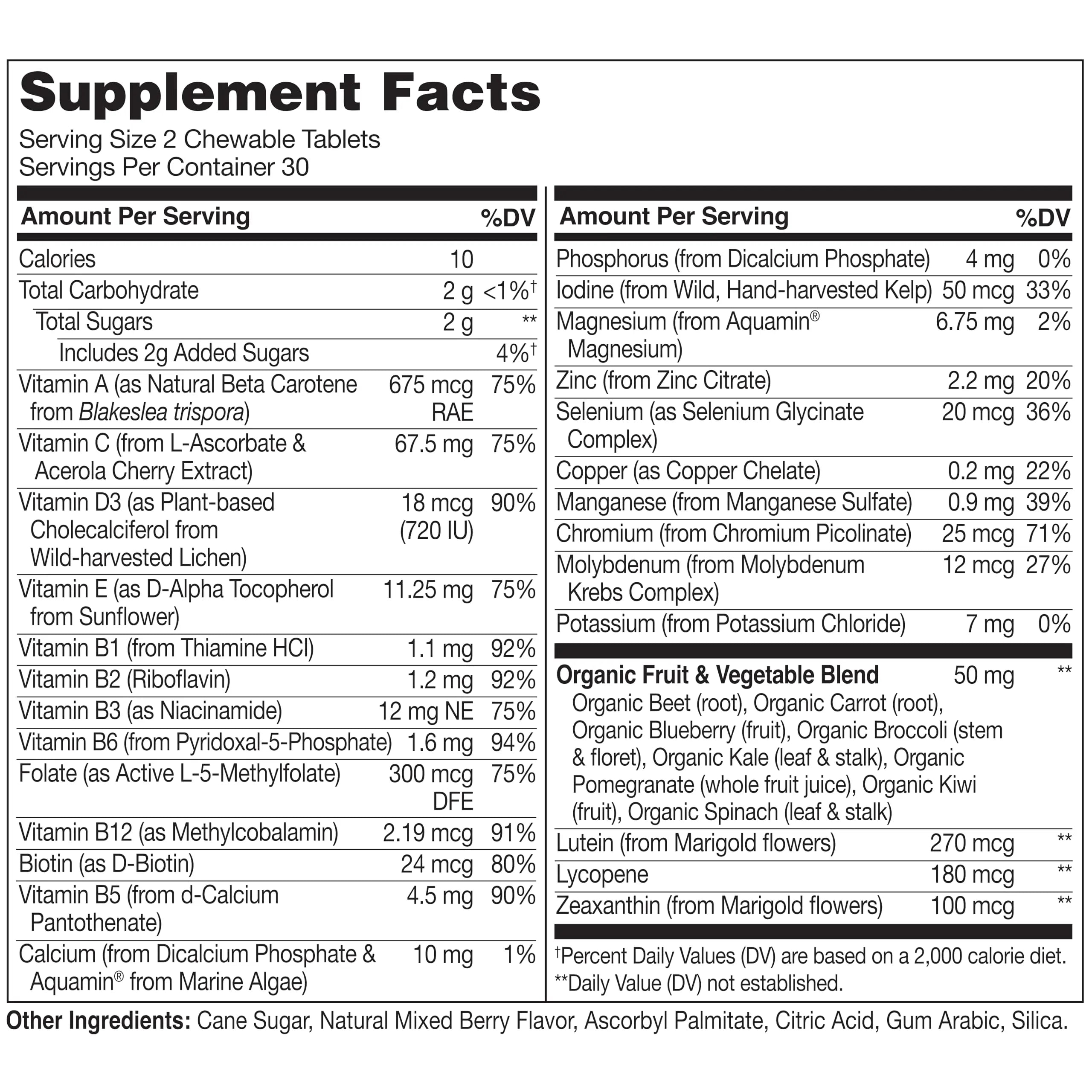 NATURELO Chewable Vitamin for Kids Multivitamin with Whole Food Organic Fruit Blend - 60 Tablets for Children NATURELO buy supplements canada