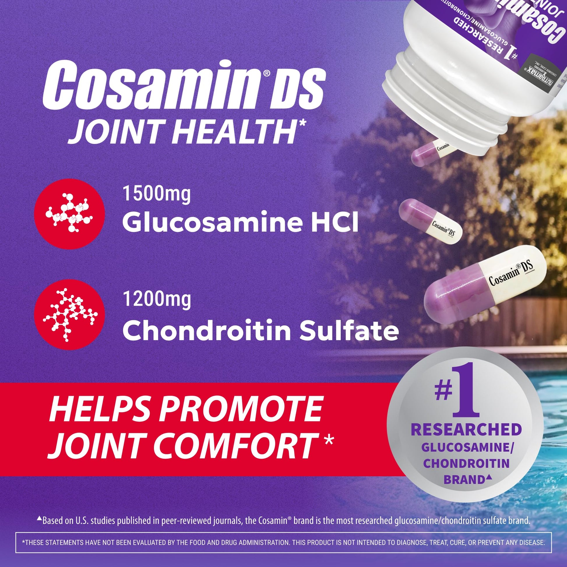 Nutramax Laboratories Cosamin® DS Joint Health Supplement with Glucosamine & Chondroitin for Adult Men & Women, Joint Supplement, 180 Capsules Nutramax Laboratories buy supplements canada