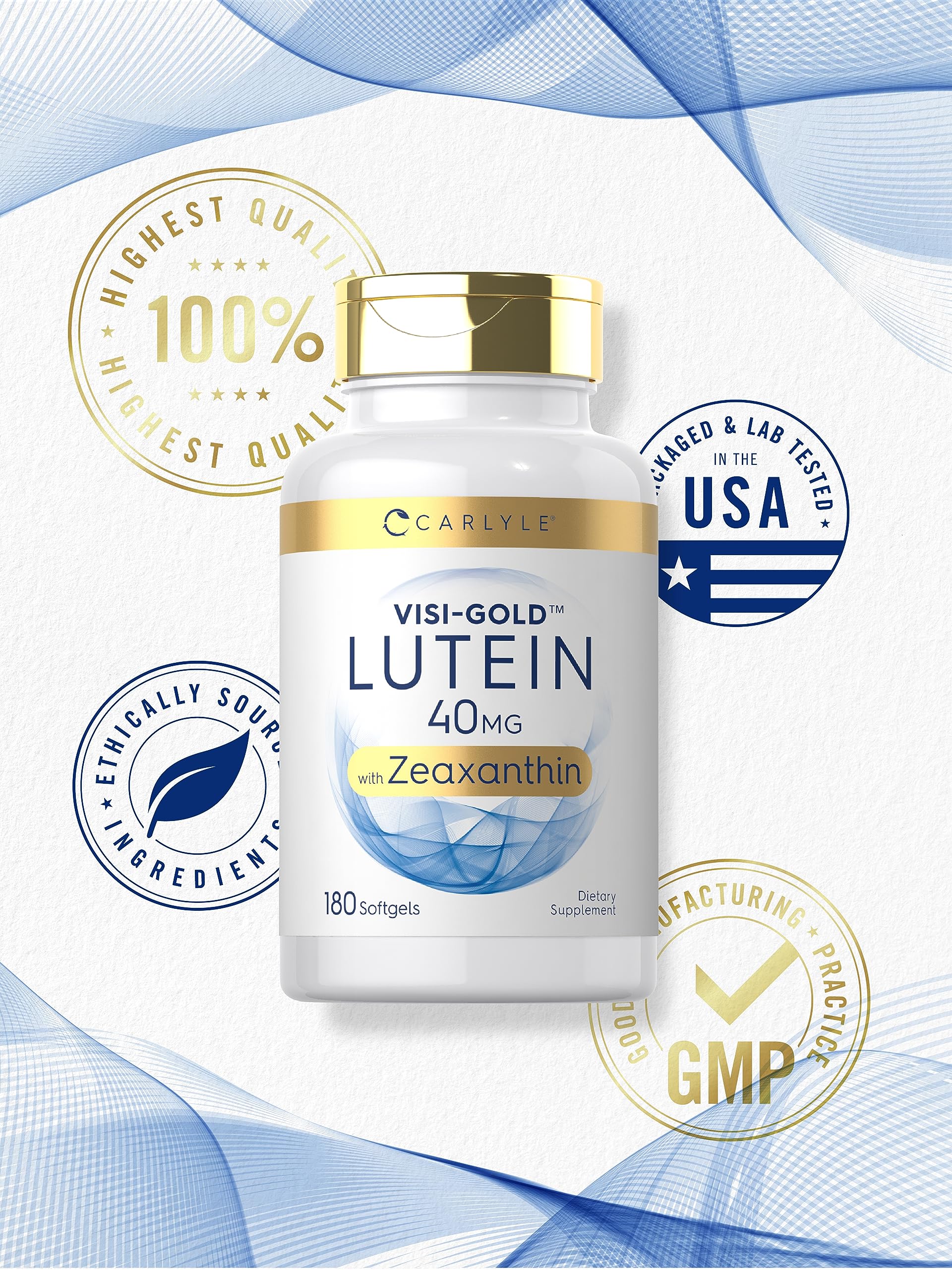 Carlyle Lutein and Zeaxanthin 40 mg | 180 Softgels | Eye Health Vitamins Carlyle buy supplements canada