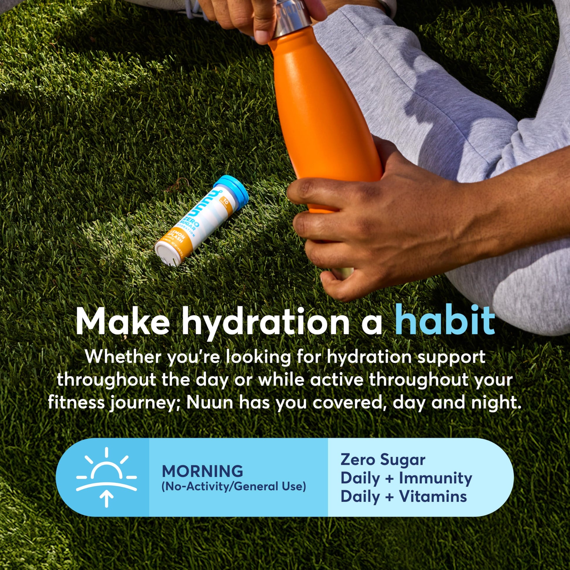 Nuun Zero Sugar Hydration Electrolyte Tablets - Sodium, Potassium, Chloride, Calcium, Magnesium, Light & Delicious Fruit Flavors, No Sugar, Gluten Free, Vegan, Nuun buy supplements canada